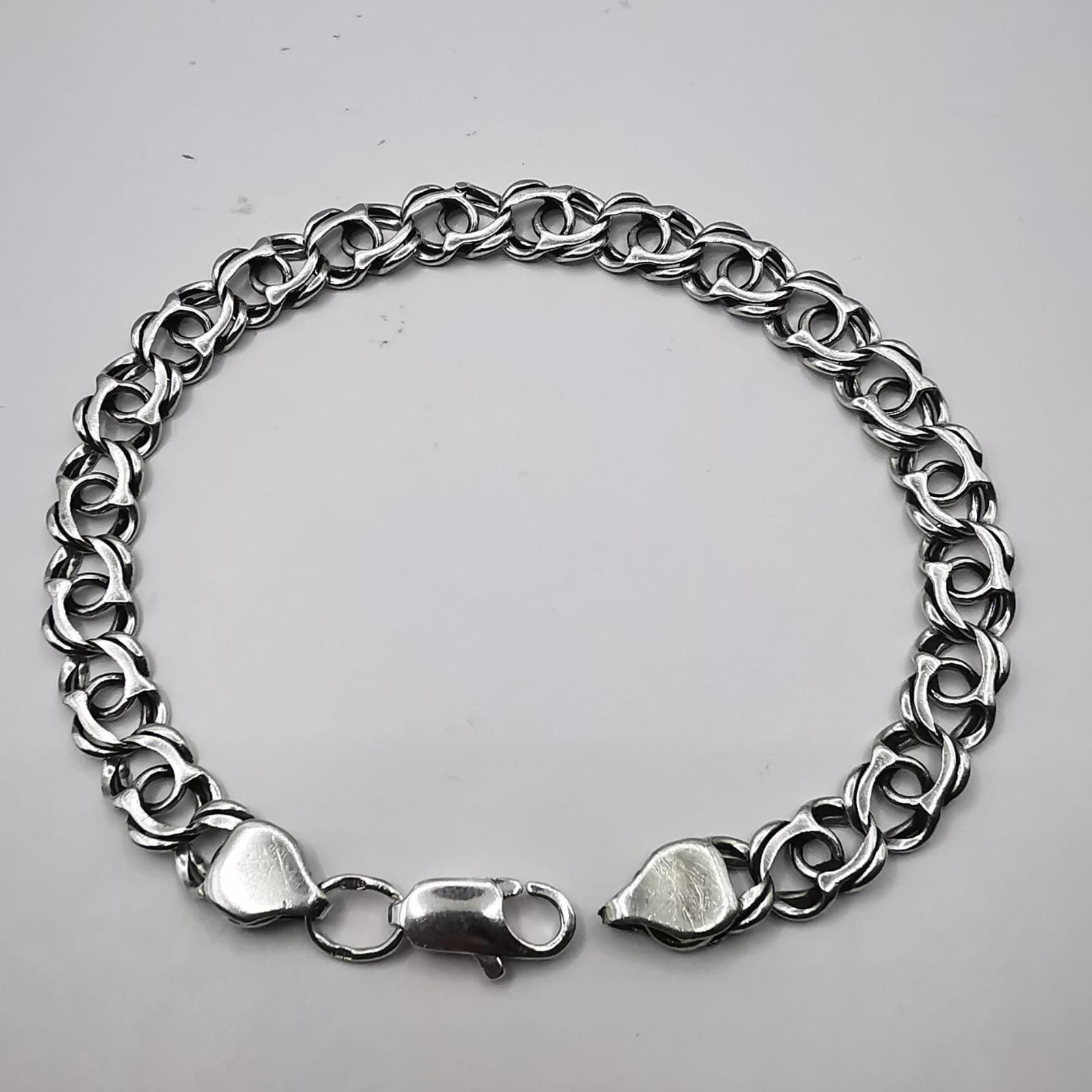 Sterling Silver Vintage Bracelet Jewelry,925 Sterling Silver 14,72g Size ONE SIZE - 5 Thumbnail