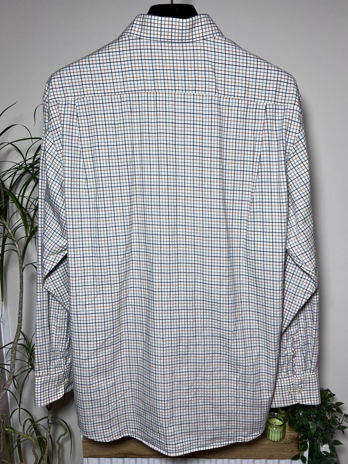 Magee Magee 1866 Men's Shirt XXL Check - Velour Collar Size US XXL / EU 58 / 5 - 6 Thumbnail