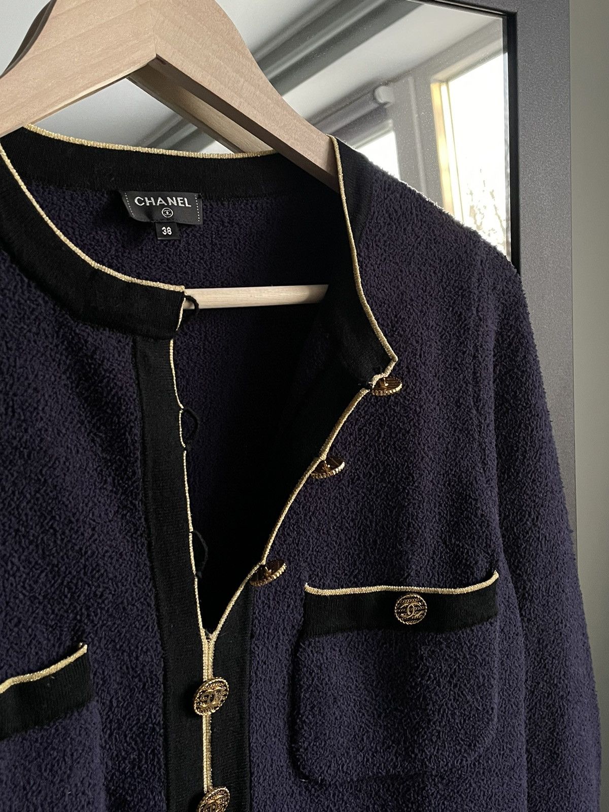 Chanel Chanel Gold CC Logo Buttons Teddy Dress Size S / US 4 / IT 40 - 7 Thumbnail