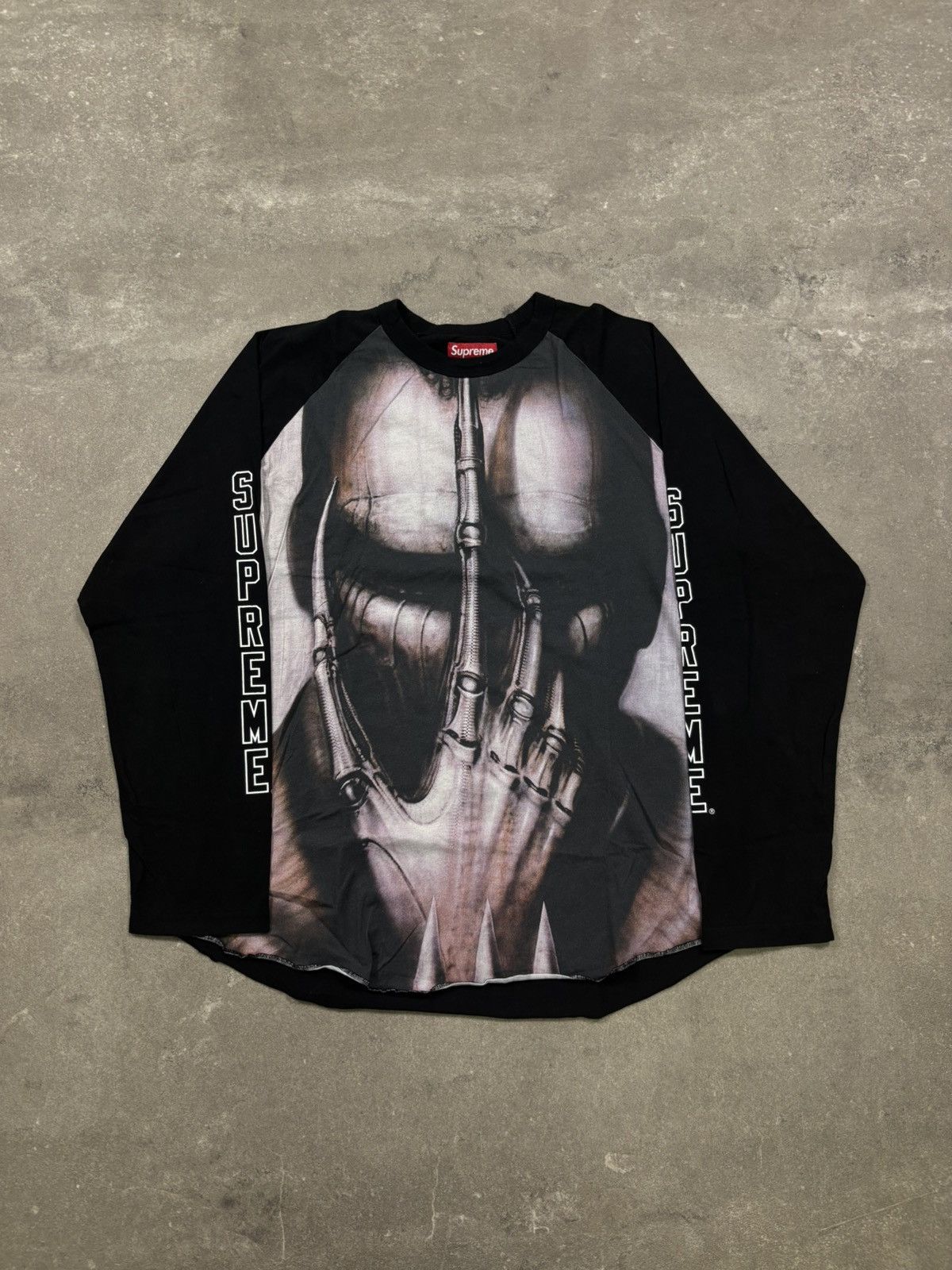 Supreme Supreme H.R. Giger Raglan L/S | Grailed