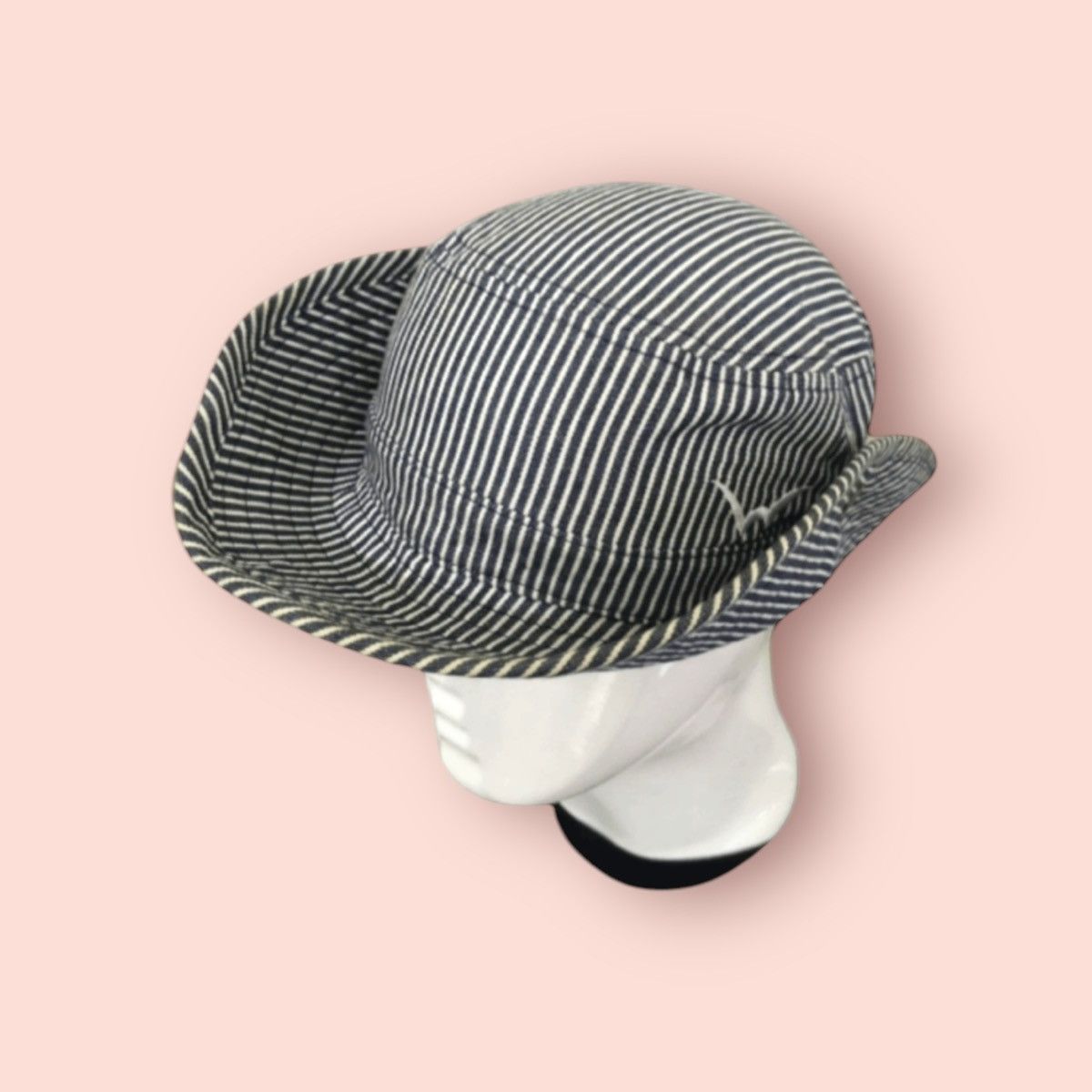 Edwin × Vintage VINTAGE EDWIN HICKORY STRIPES BUCKET HAT Size ONE SIZE - 4 Thumbnail