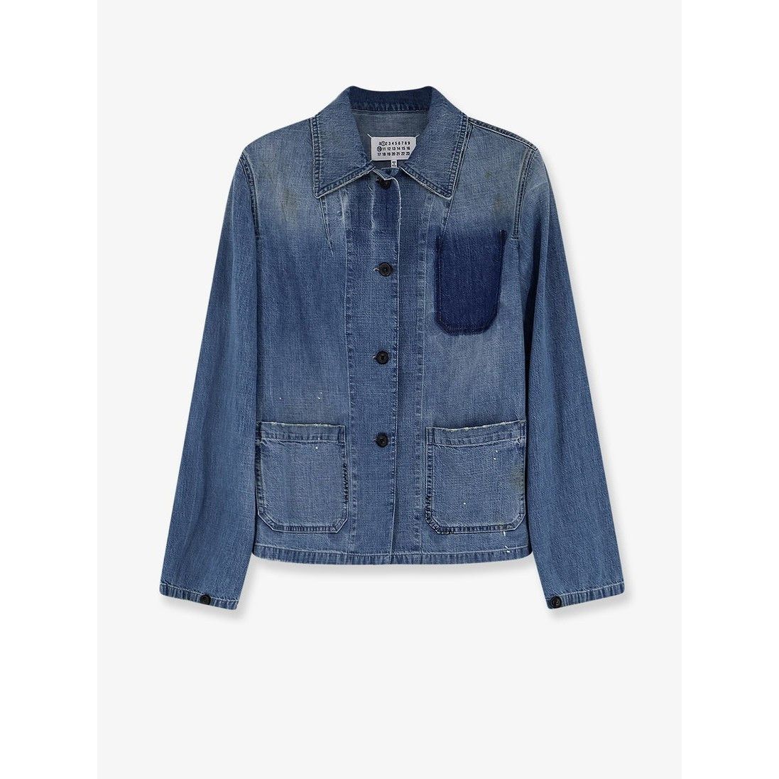 MAISON MARGIELA Worn Out Blue Denim Shirt New & Authentic (W
