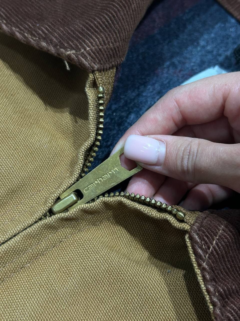 Carhartt Vintage Carhartt Detroit Jacket Work 90s Orenge/Brown Size US XXL / EU 58 / 5 - 6 Thumbnail
