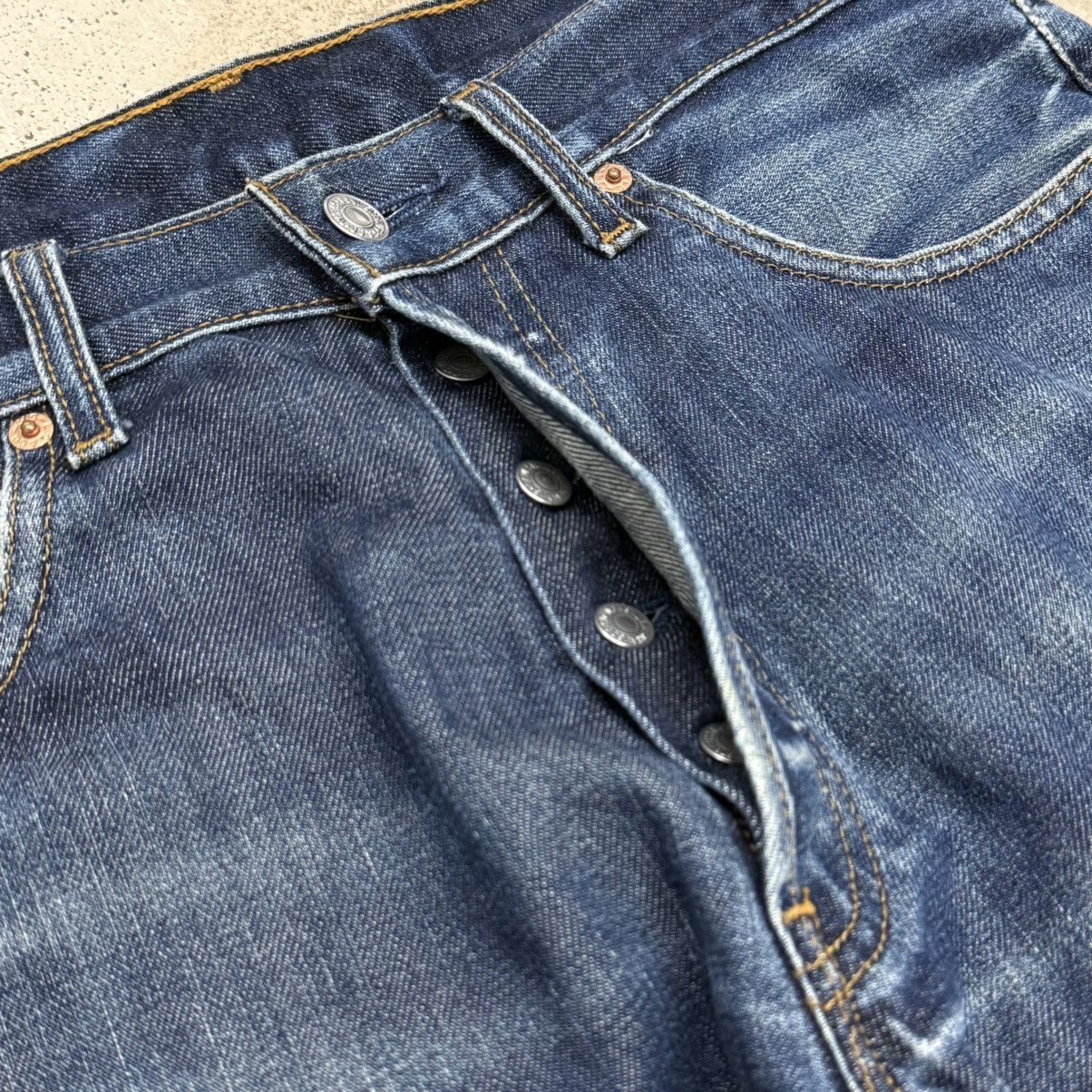 Levi's Vintage 98’s Levis 509 Distressed Buttonfly Denim Pants Size US 33 - 11 Thumbnail