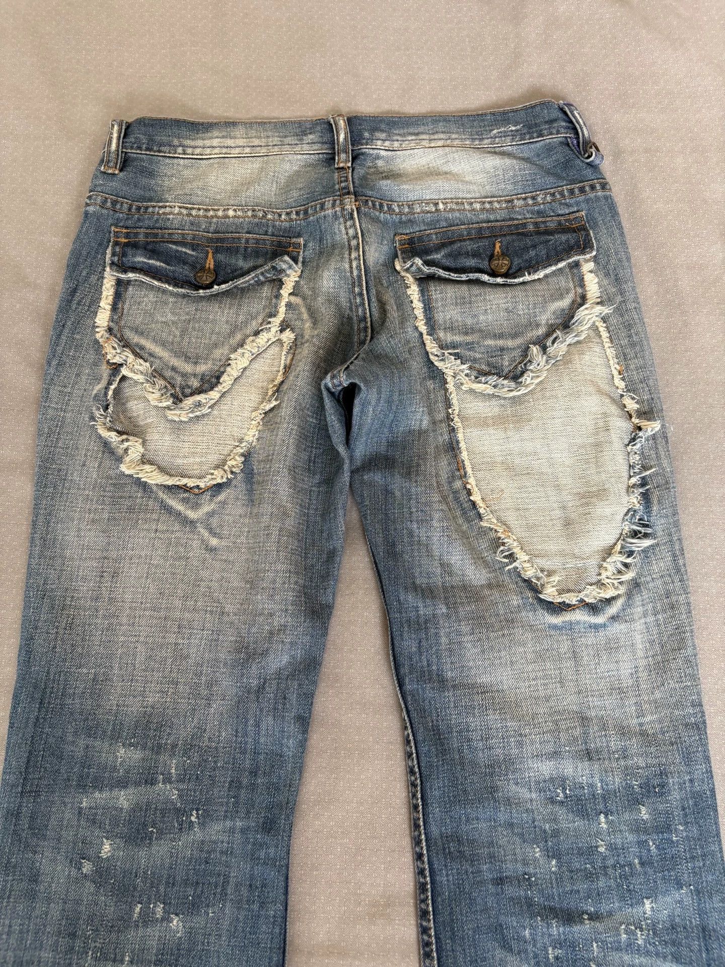 Other Midas Vintage Irregular Pocket Denim Jeans 82/108 Size US 32 / EU 48 - 7 Thumbnail