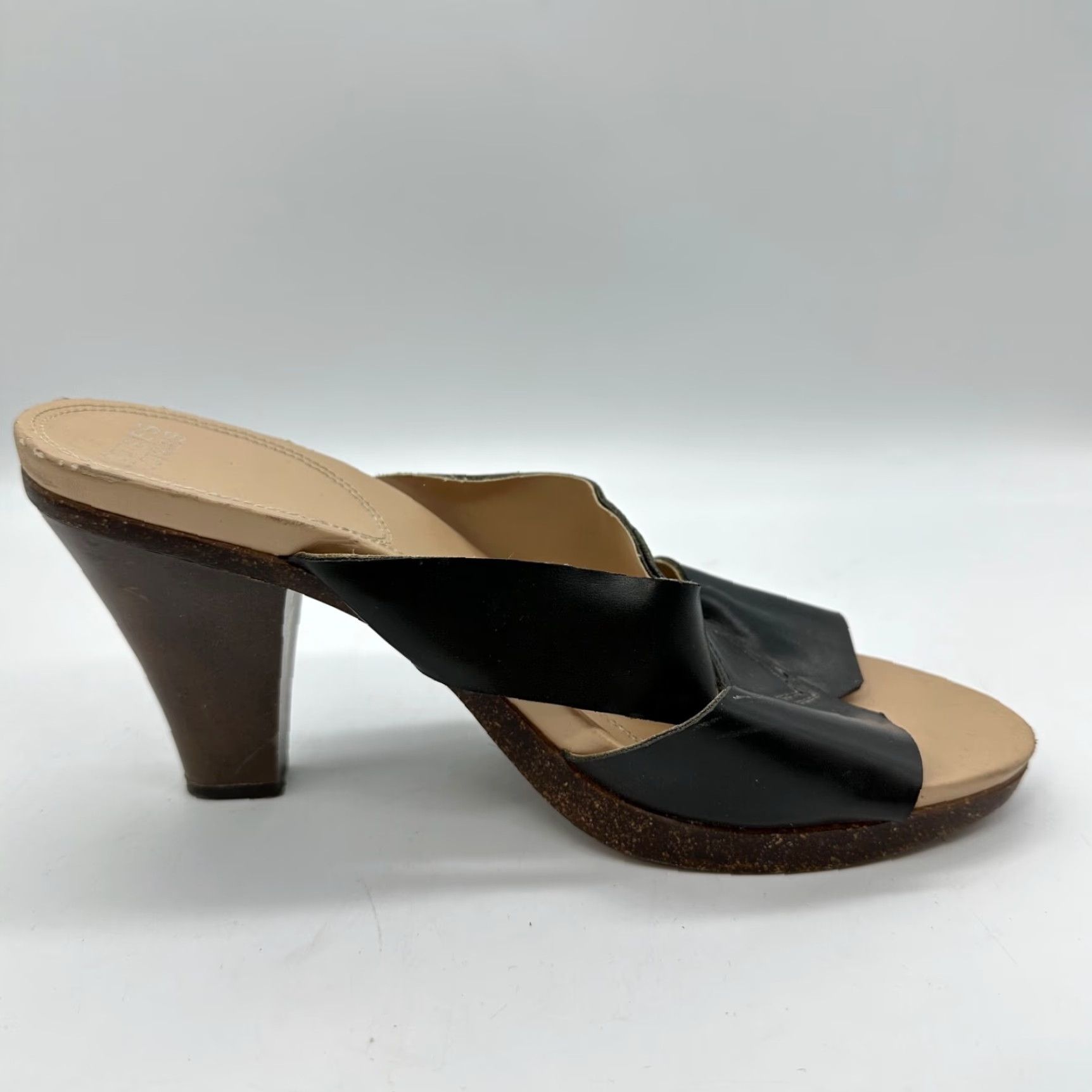 Vintage MootsiesTootsies Womens Black Heeled Open Toe Sandals Size 9M Size US 9 / IT 39 - 7 Thumbnail