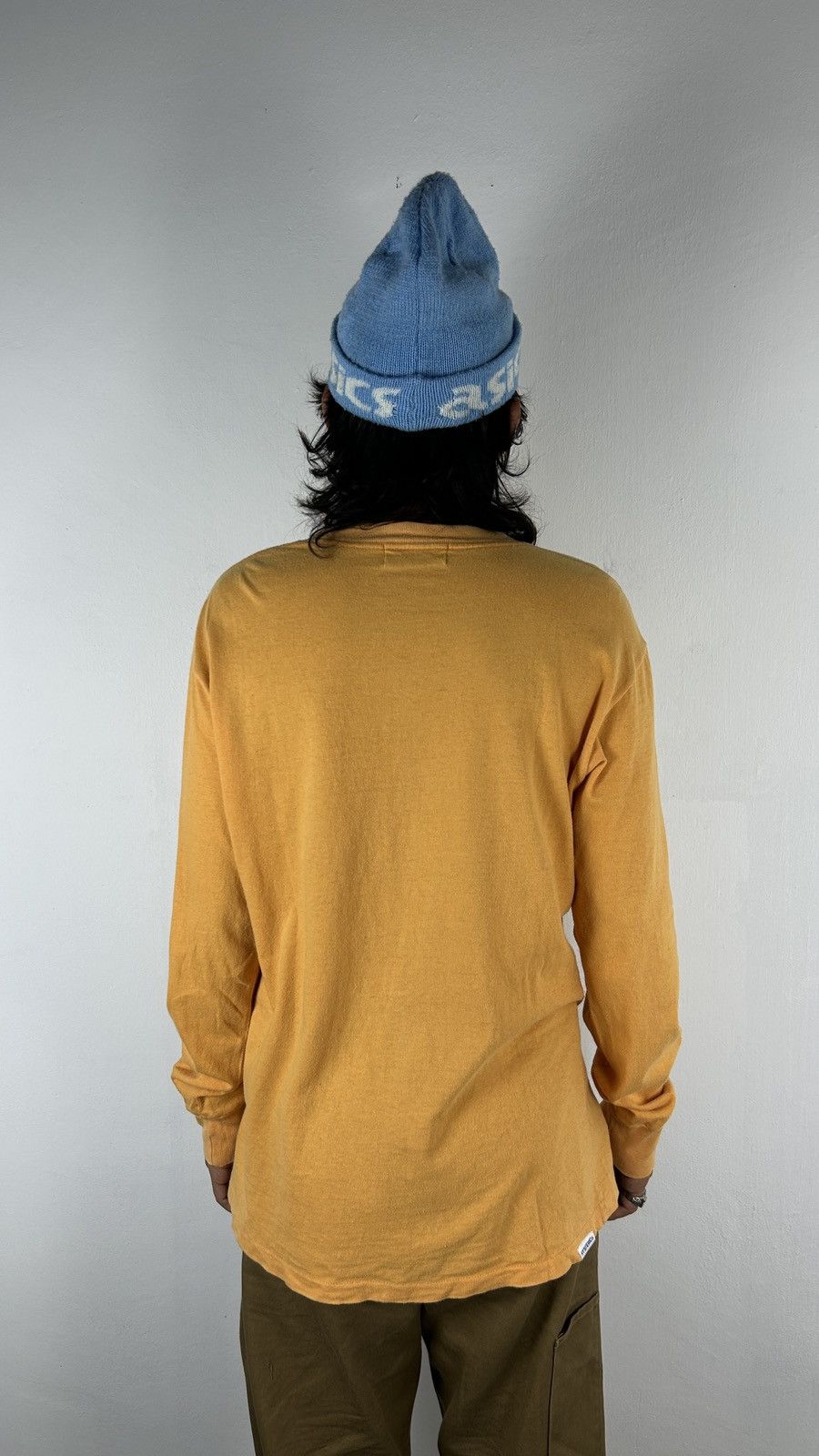 Asics × Japanese Brand × Vintage 1990s Asics - Blue Cyan Beanie Size ONE SIZE - 6 Thumbnail