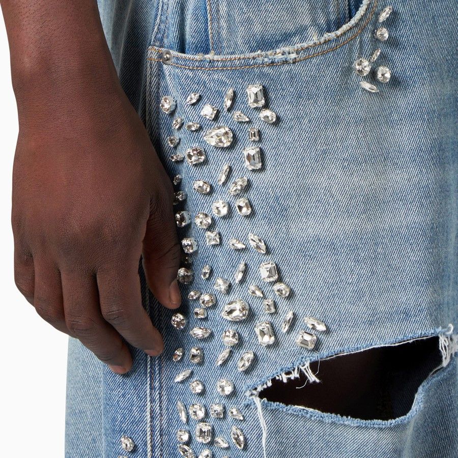 1989 STUDIO o1d2blof1124 Denim Jeans in Blue Size US 32 / EU 48 - 7 Thumbnail