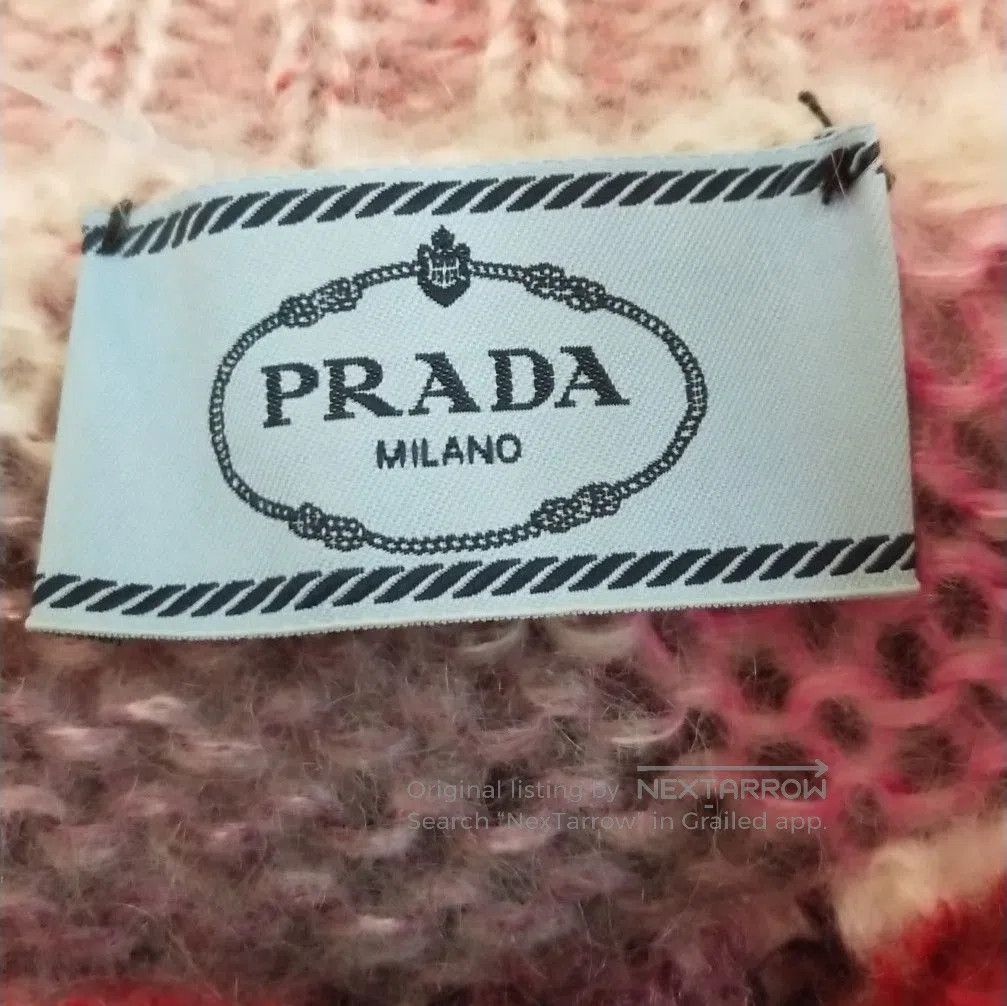 Prada Prada Floral Knit Long Sleeve Sweater . Size L / US 10 / IT 46 - 4 Thumbnail