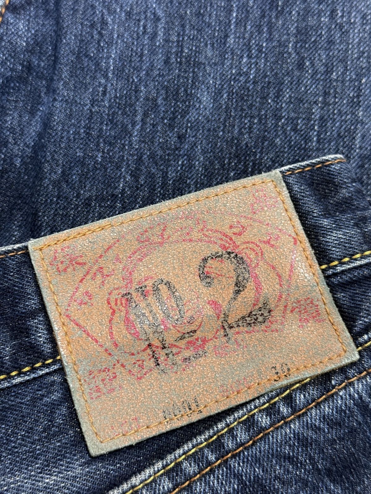 Evisu Evisu jeans vintage navy white seagulls embroidery Size US 30 / EU 46 - 8 Thumbnail