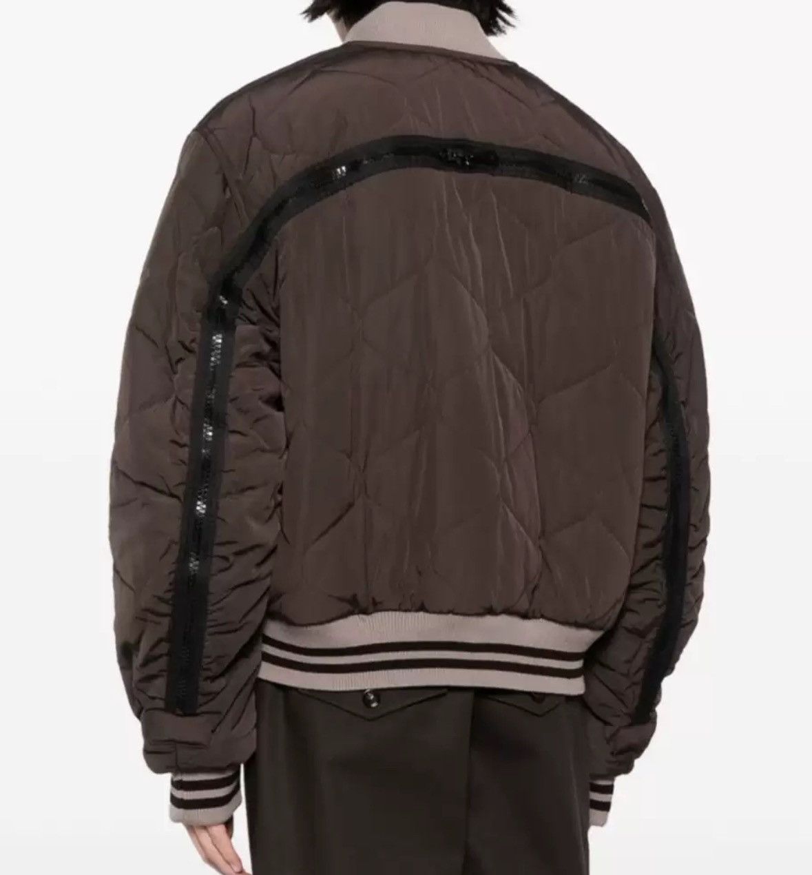 Dries Van Noten Dries van noten Brown zip back bomber jacket 2412-Nextarrow Size US XL / EU 56 / 4 - 8 Thumbnail