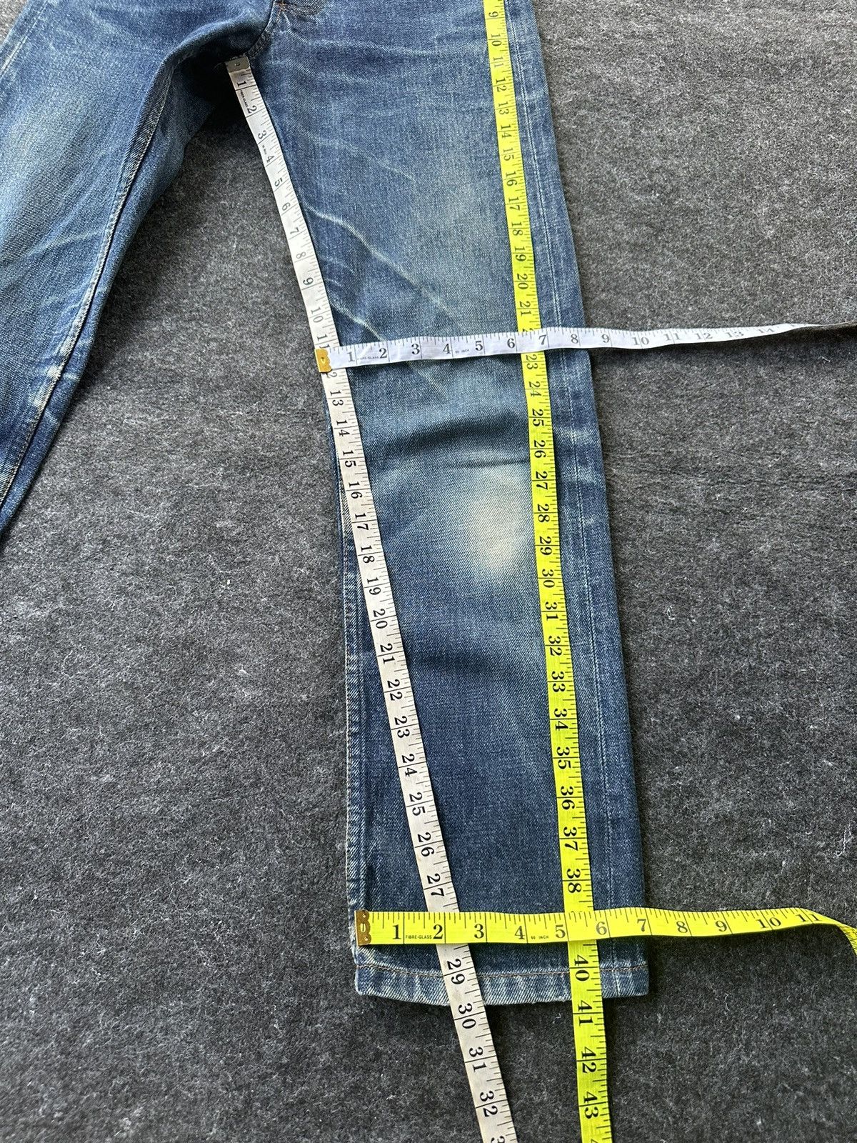 A.P.C. Vintage APC Selvedge Distressed Denim Waist 26 D379 Size US 26 / EU 42 - 8 Thumbnail