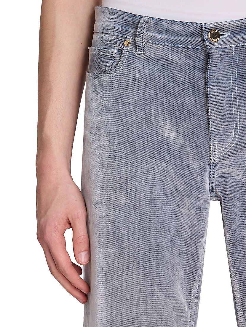 Casablanca os11x0725 Venus As A Boy Peach Five-Pocket Jeans in Blue Size US 36 / EU 52 - 3 Thumbnail
