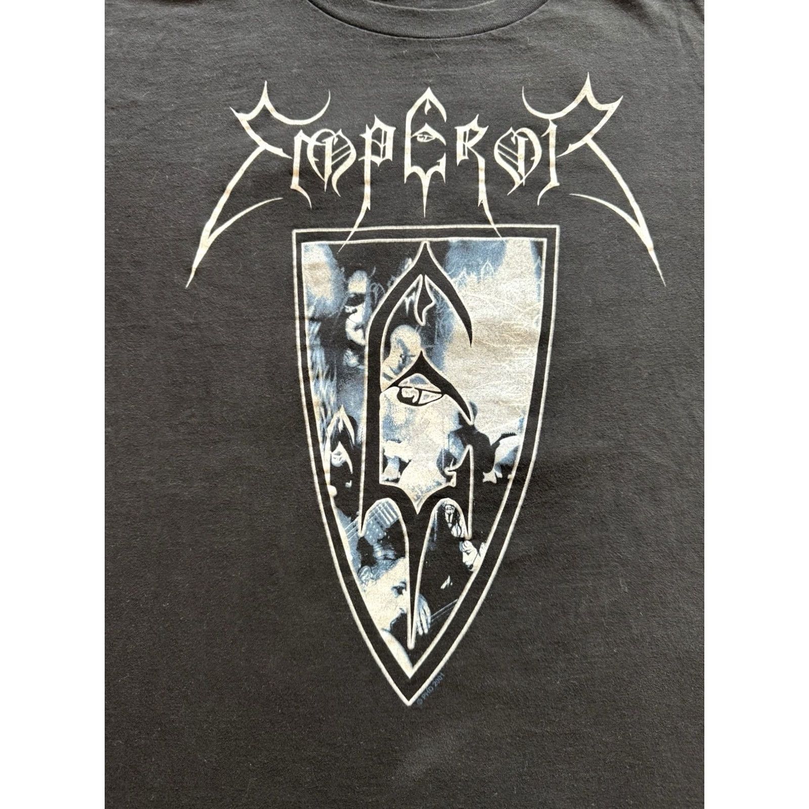 Imperial Vintage 2001 Emperor Emperial Live Ceremony Shirt Sz XL Norwegian Black Metal Graphic Size US XL / EU 56 / 4 - 2 Thumbnail