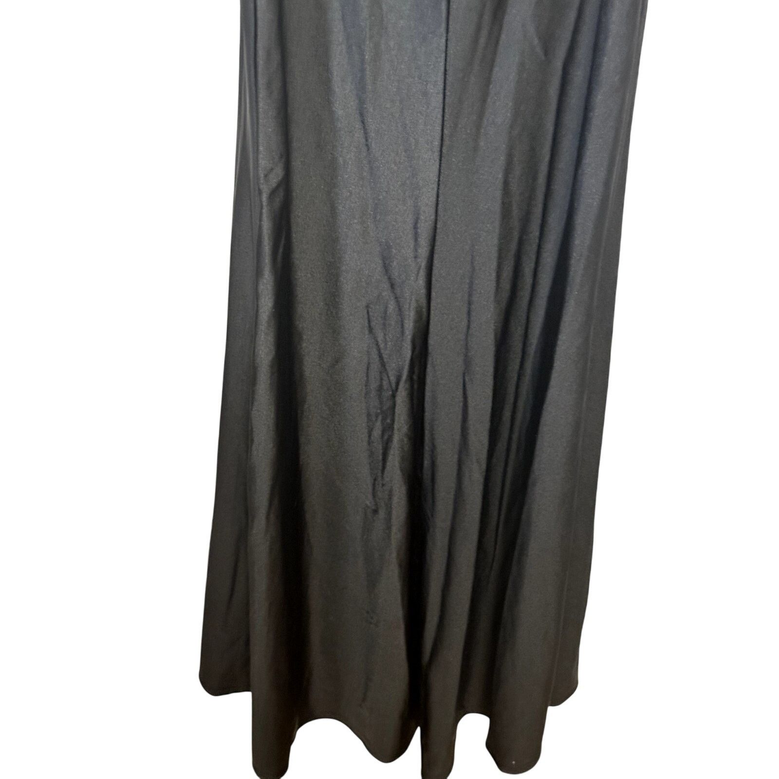 Other La Femme Maxi Dress Strapless Crisscross Slit Black 0 NWT Size XS / US 0-2 / IT 36-38 - 7 Thumbnail