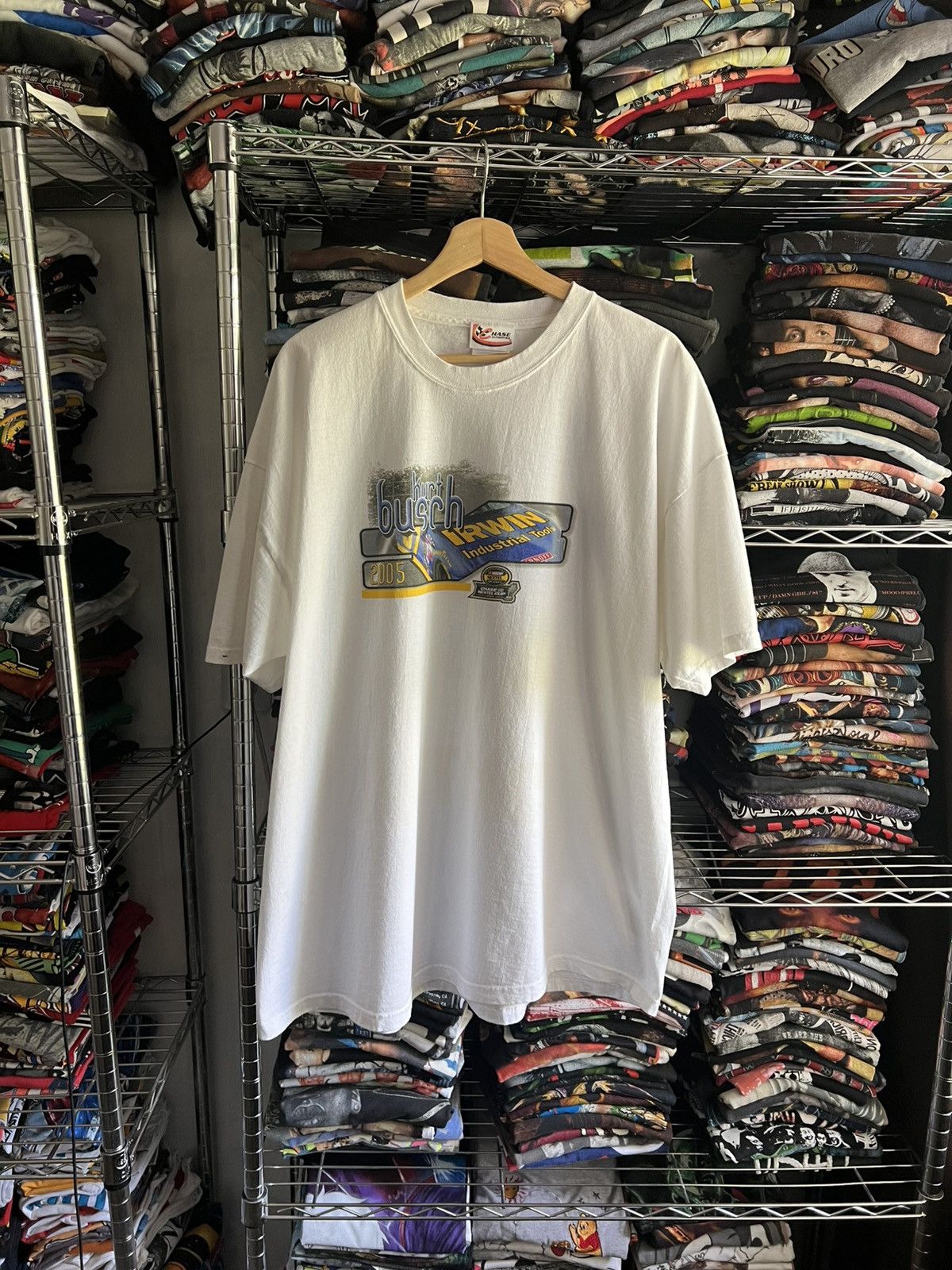 Chase Authentics 2005 NASCAR Kurt Busch Nextel Racing Tee Size US XXL / EU 58 / 5 - 1 Thumbnail