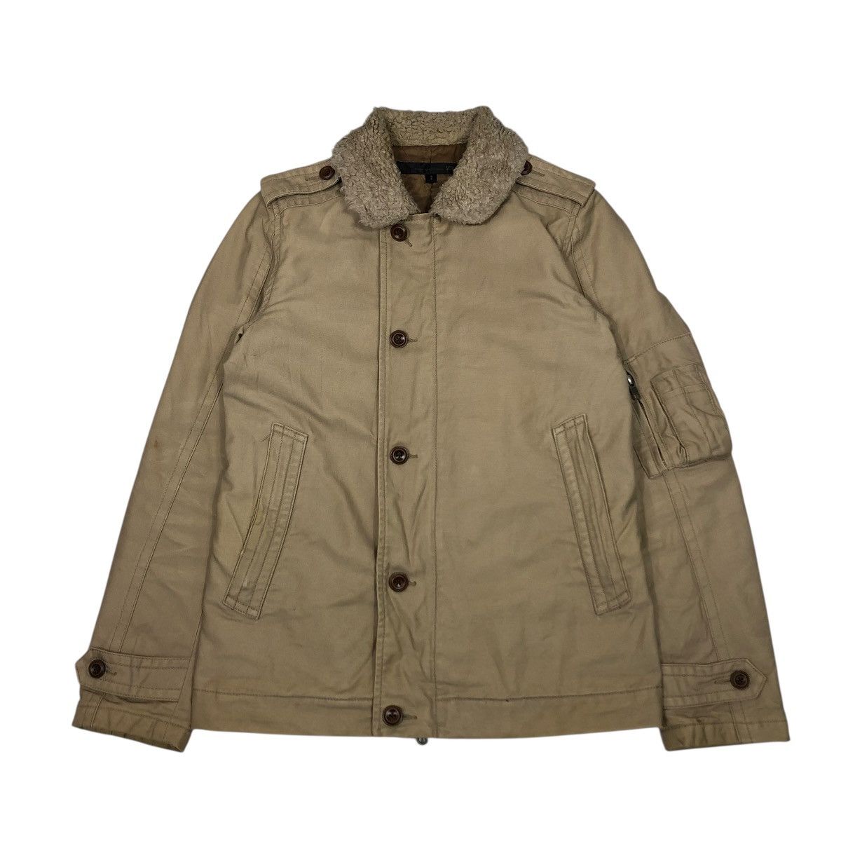 Schlussel 🔥VINTAGE CROPPED BIKER JACKET SCHLUSSEL ISSEY MIYAKE Size US M / EU 48-50 / 2 - 1 Thumbnail
