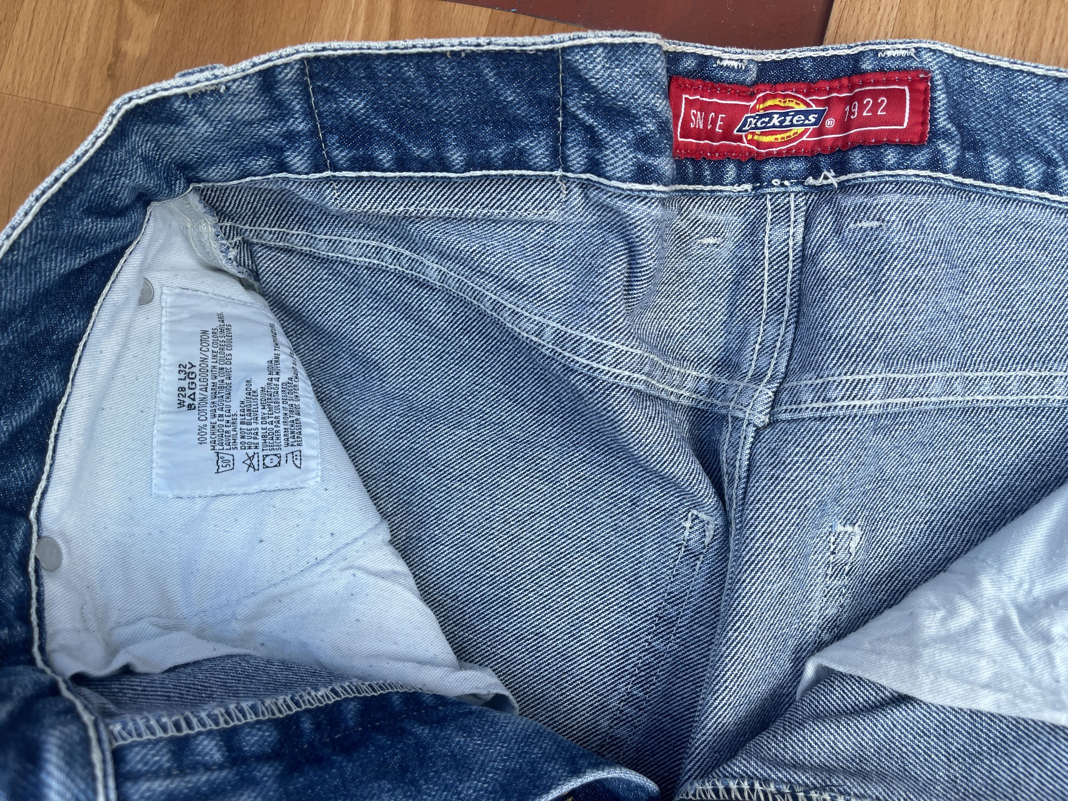 Dickies Dickies jeans, vintage baggy Big Daddy hip hop 90s skater 28 Size US 28 / EU 44 - 11 Thumbnail
