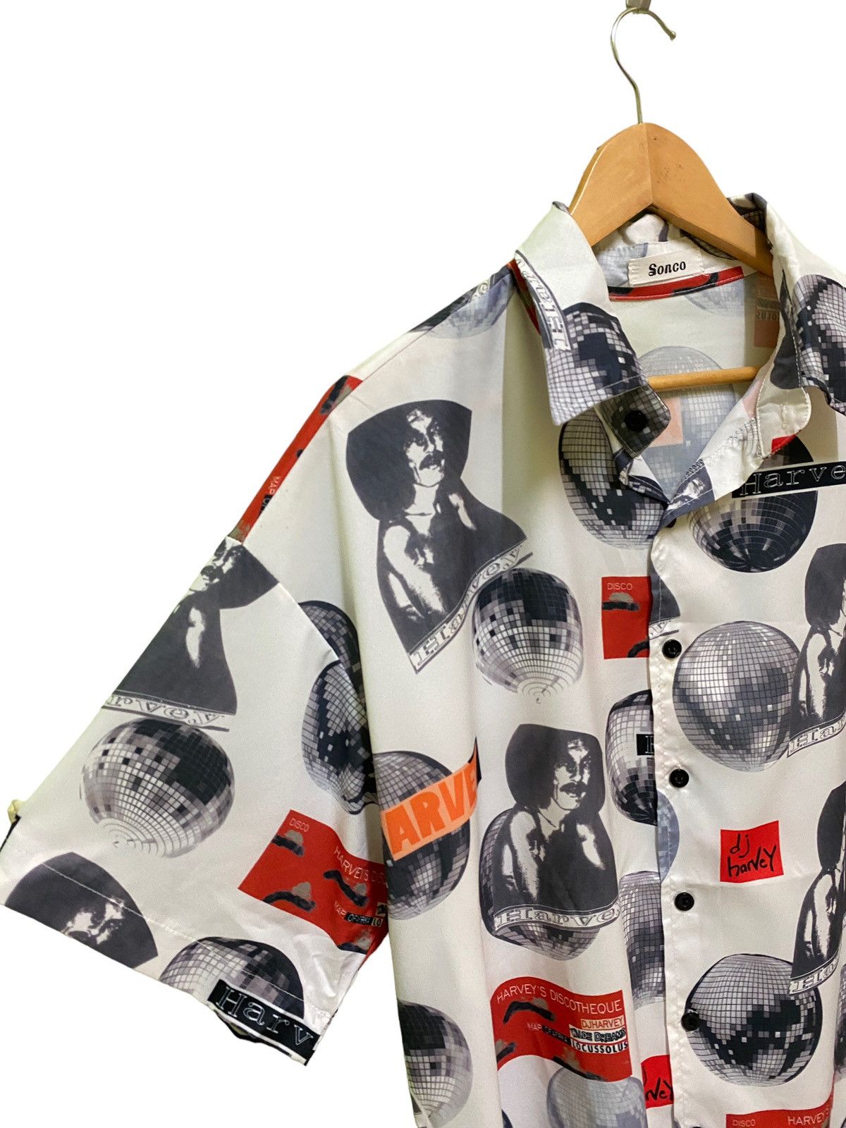 Japanese Brand SONCO DJ HARLEY FULLPRINTED SILK SHIRTS Size US L / EU 52-54 / 3 - 4 Thumbnail