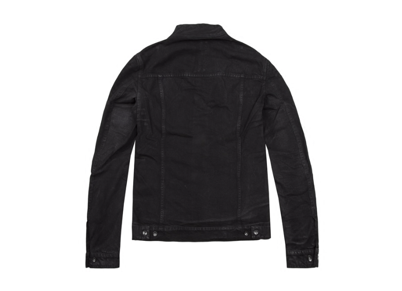 Rick Owens Rick Owens Black Waxed Selvedge Denim Jacket Size US M / EU 48-50 / 2 - 3 Thumbnail