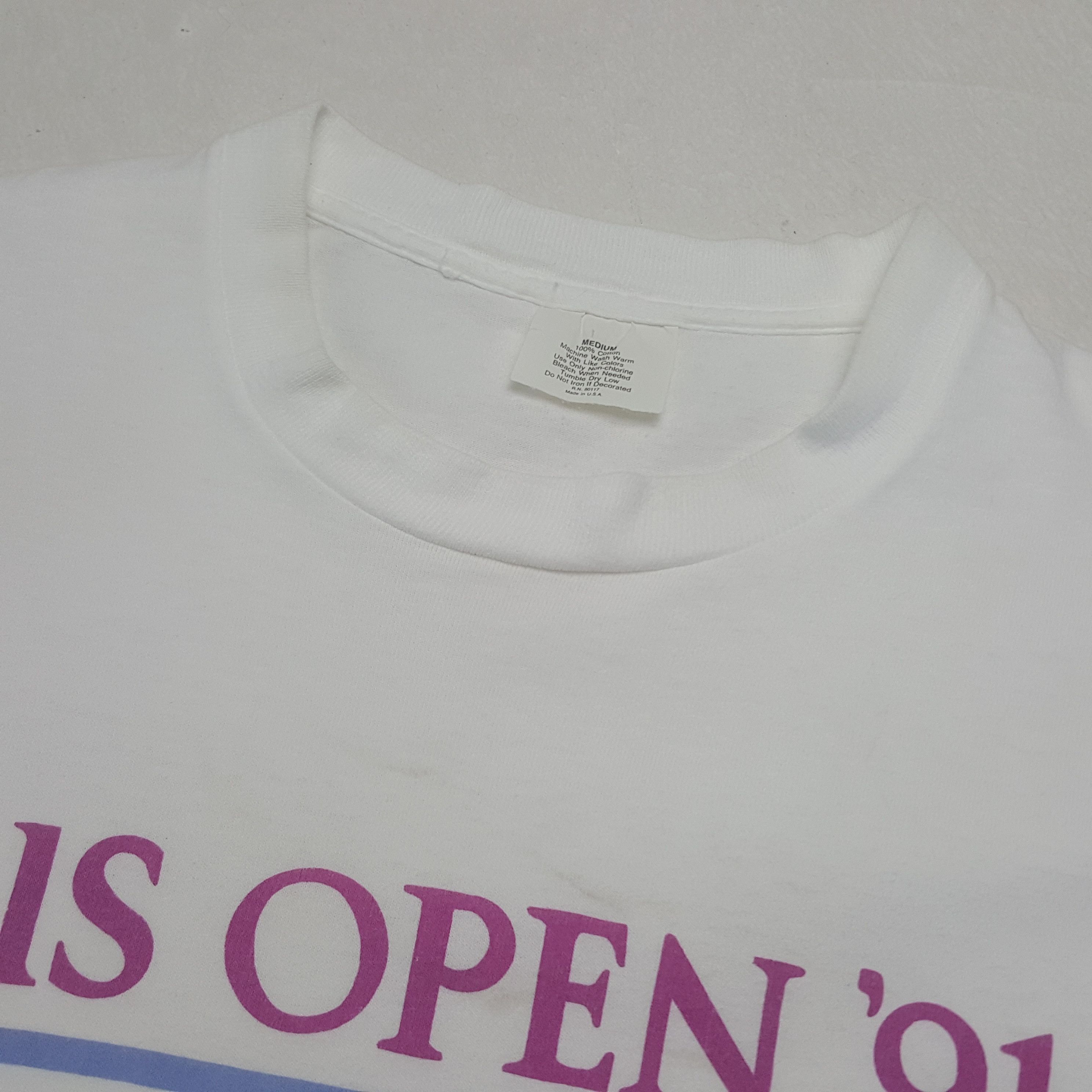Vintage Vintage US Open 1991 Champions Tshirt Size US M / EU 48-50 / 2 - 5 Thumbnail