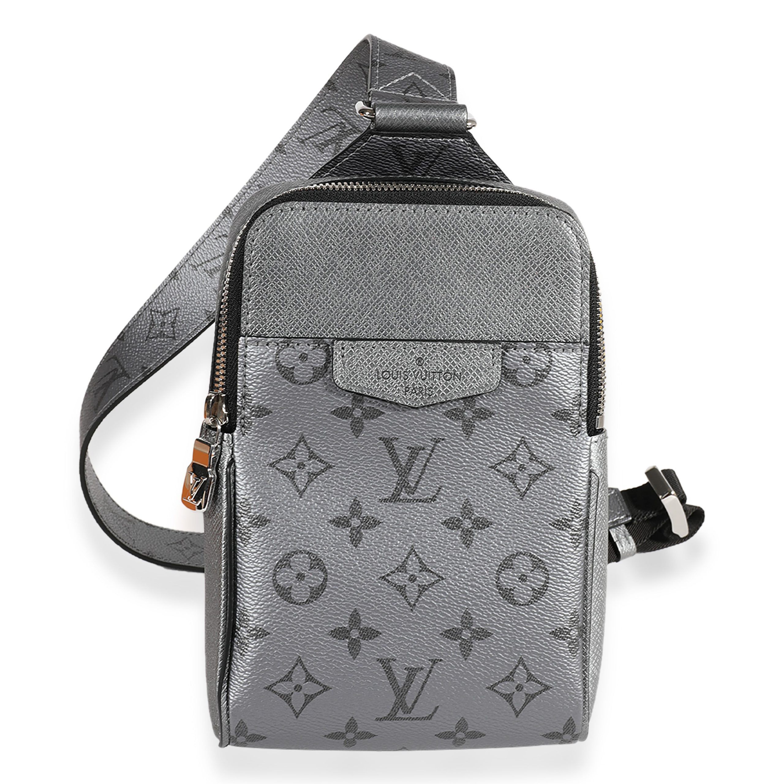 image of Louis Vuitton Silver Taigarama Outdoor Sling Bag, Women's