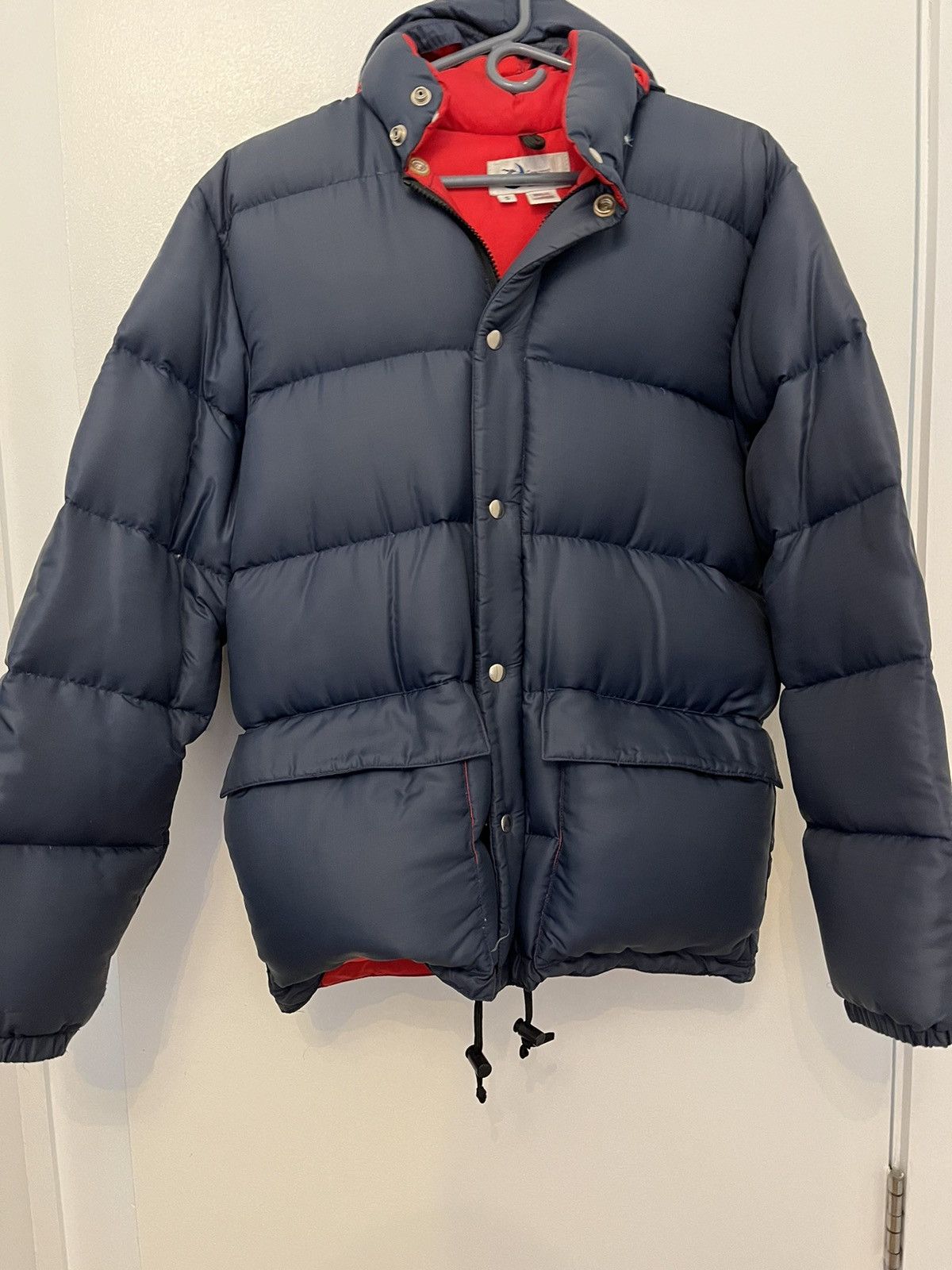 image of Crescent Down Works Classico Parka Navy in Blue, Men's (Size Small)