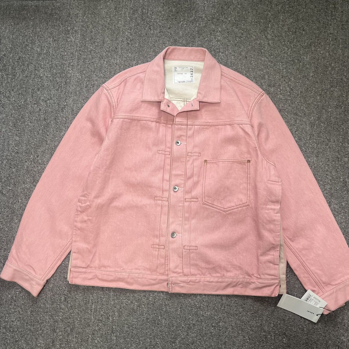 Sacai sacai 2024 Pink denim jacket size 3 Rare Size US XL / EU 56 / 4 - 3 Thumbnail