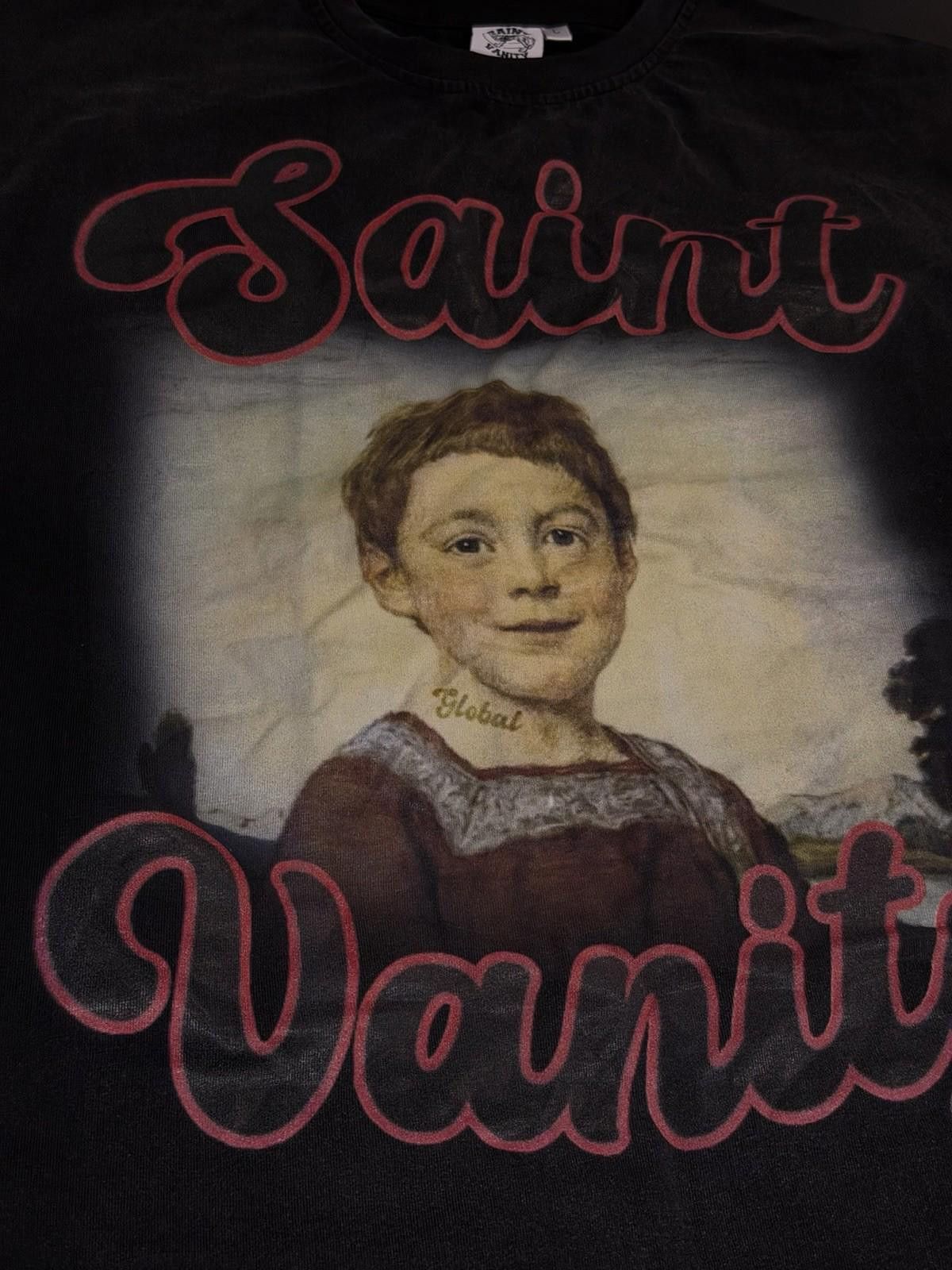 Saint Vanity Size L - Saint Vanity T-shirt 2025 Black/Red Authentic (NEW) Size US L / EU 52-54 / 3 - 4 Thumbnail