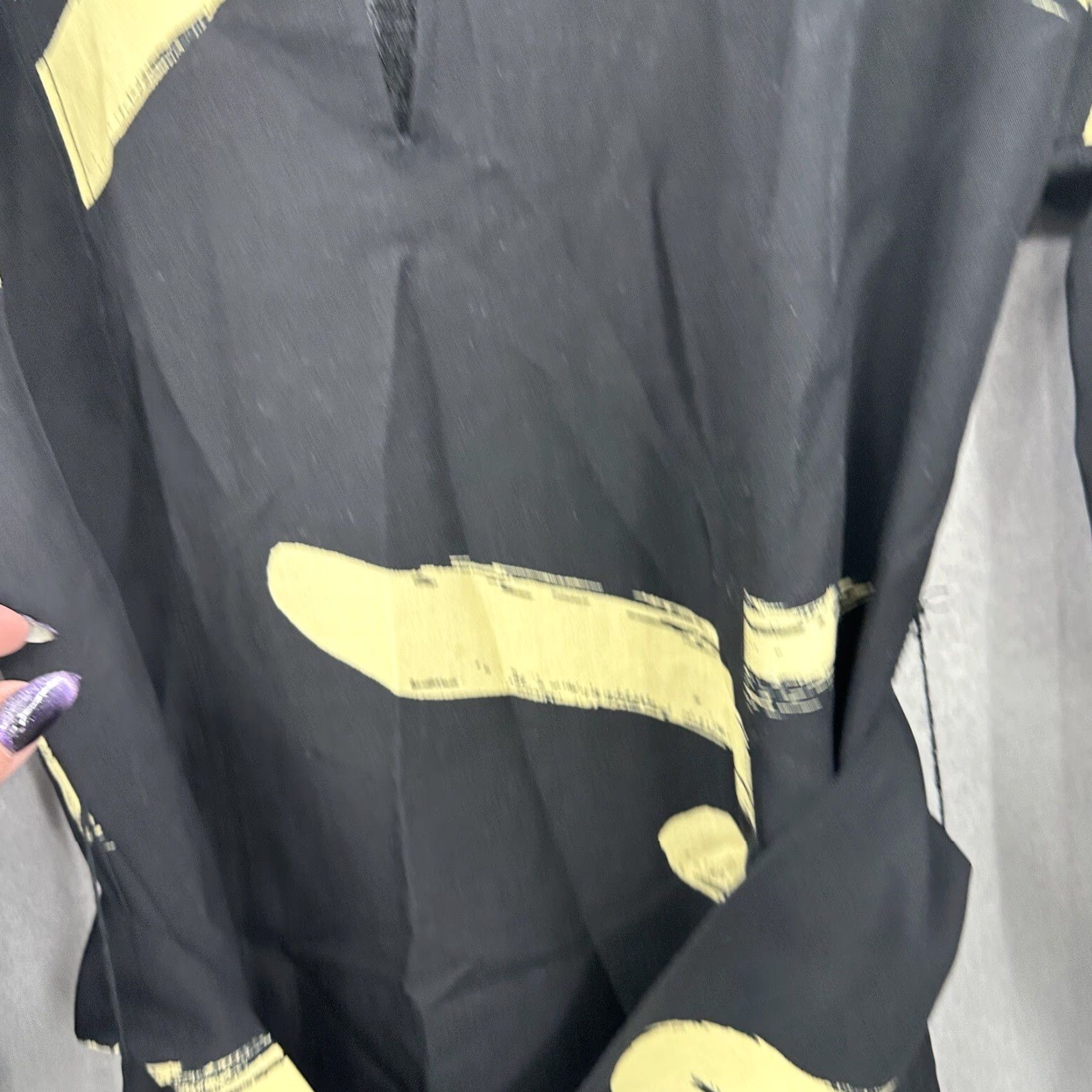 Joie JOIE Shirt Dress Womens XS Dolman Sleeve Belt Mini Black Vintage No Size XS / US 0-2 / IT 36-38 - 7 Thumbnail