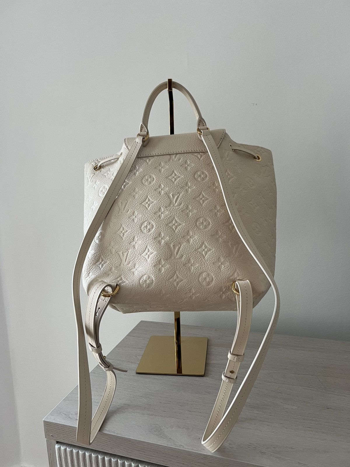 Louis Vuitton Louis Vuitton Montsouri PM Monogram Backpack Size ONE SIZE - 3 Thumbnail