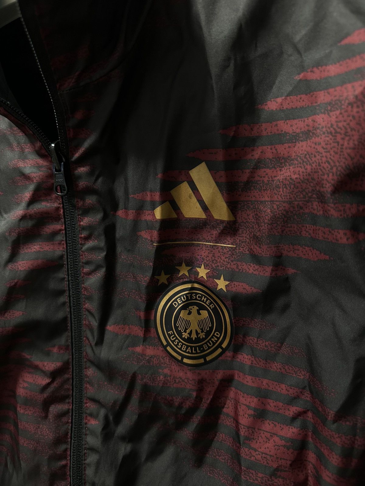 Vintage Adidas Germany World Cup 2022 Anthem Jacket Reversible Size US M / EU 48-50 / 2 - 3 Thumbnail