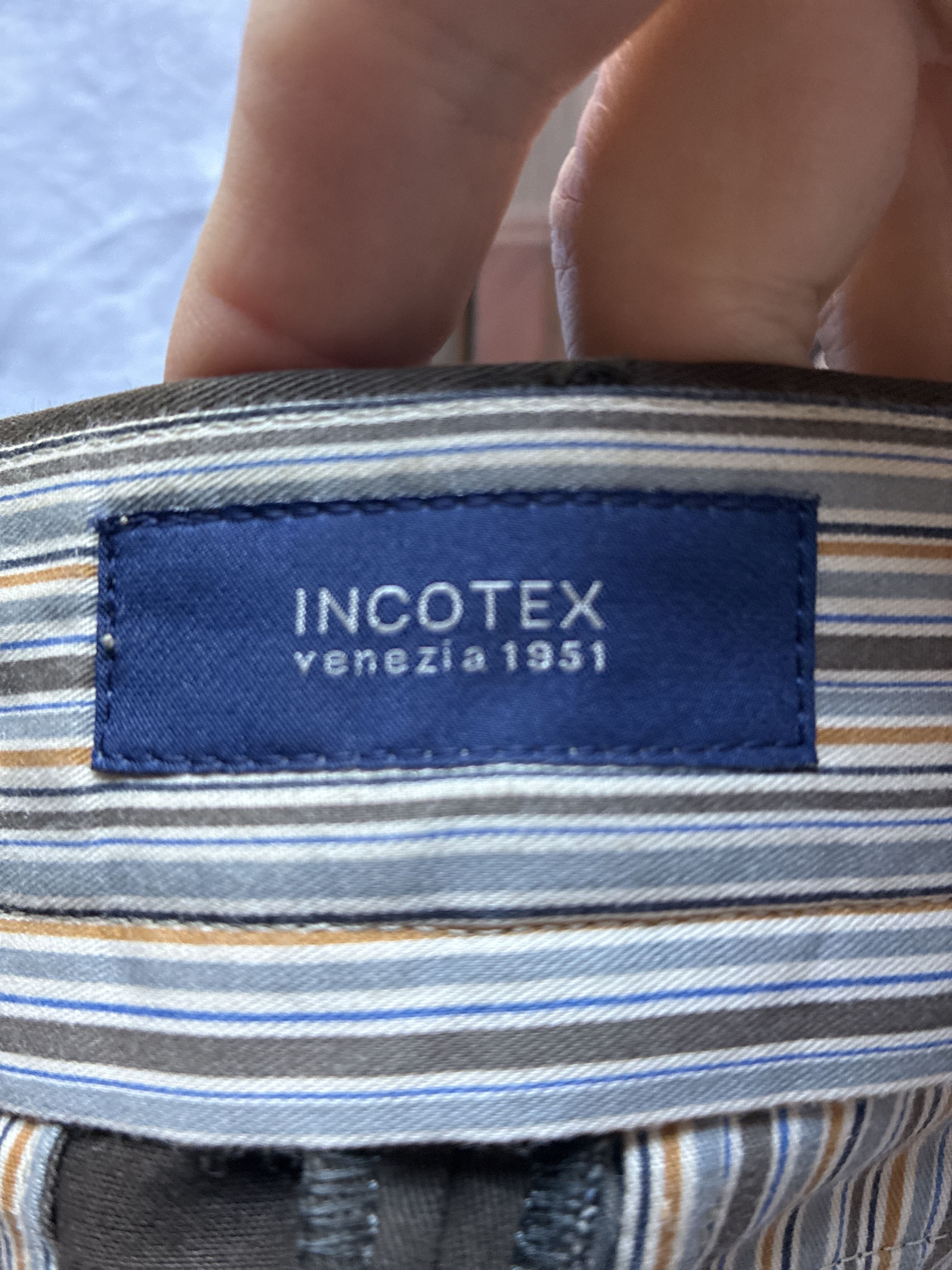 Incotex Incotex Venezia 1951 Brown Cotton Trousers Size US 34 / EU 50 - 2 Thumbnail