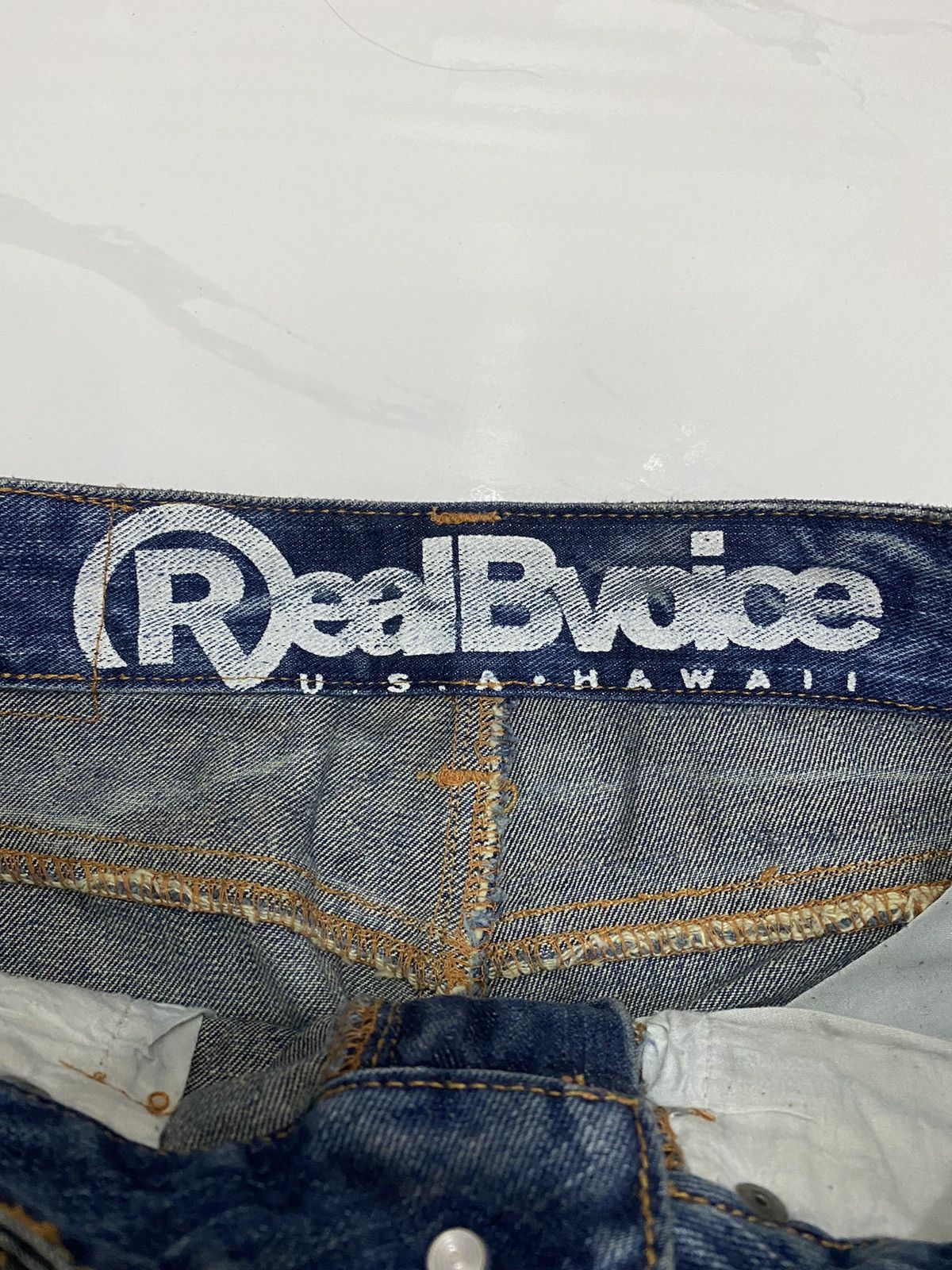 Japanese Brand RARE🔥RBV REALBVOICE DISTRESSED DENIM JEANS Size US 30 / EU 46 - 8 Thumbnail