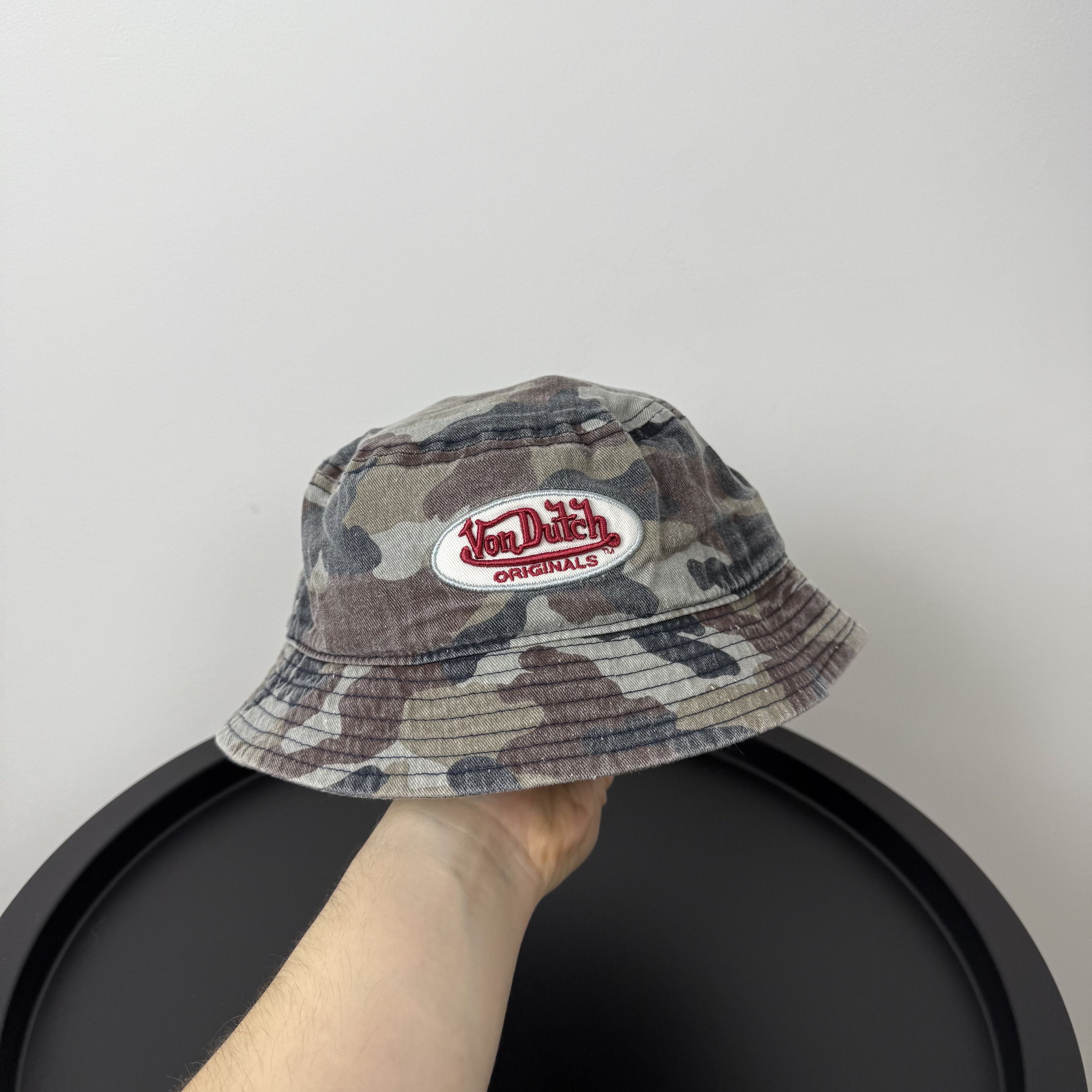 Von Dutch Vintage Von Dutch 90s Camouflage Camo Bucket Hat Cap Size ONE SIZE - 3 Thumbnail