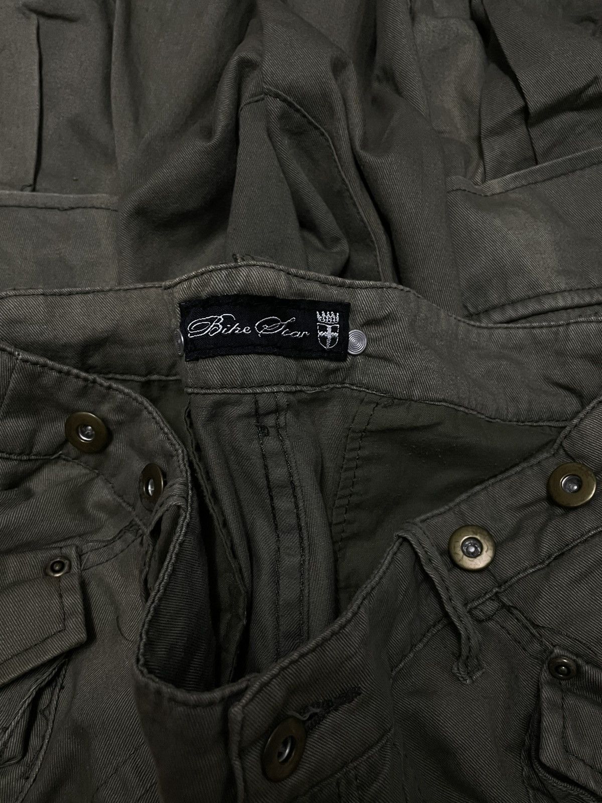 Beauty Beast VINTAGE BIKE STAR JAPAN 90S UTILITY CARGO COMBAT PANT FADED Size US 30 / EU 46 - 16 Thumbnail