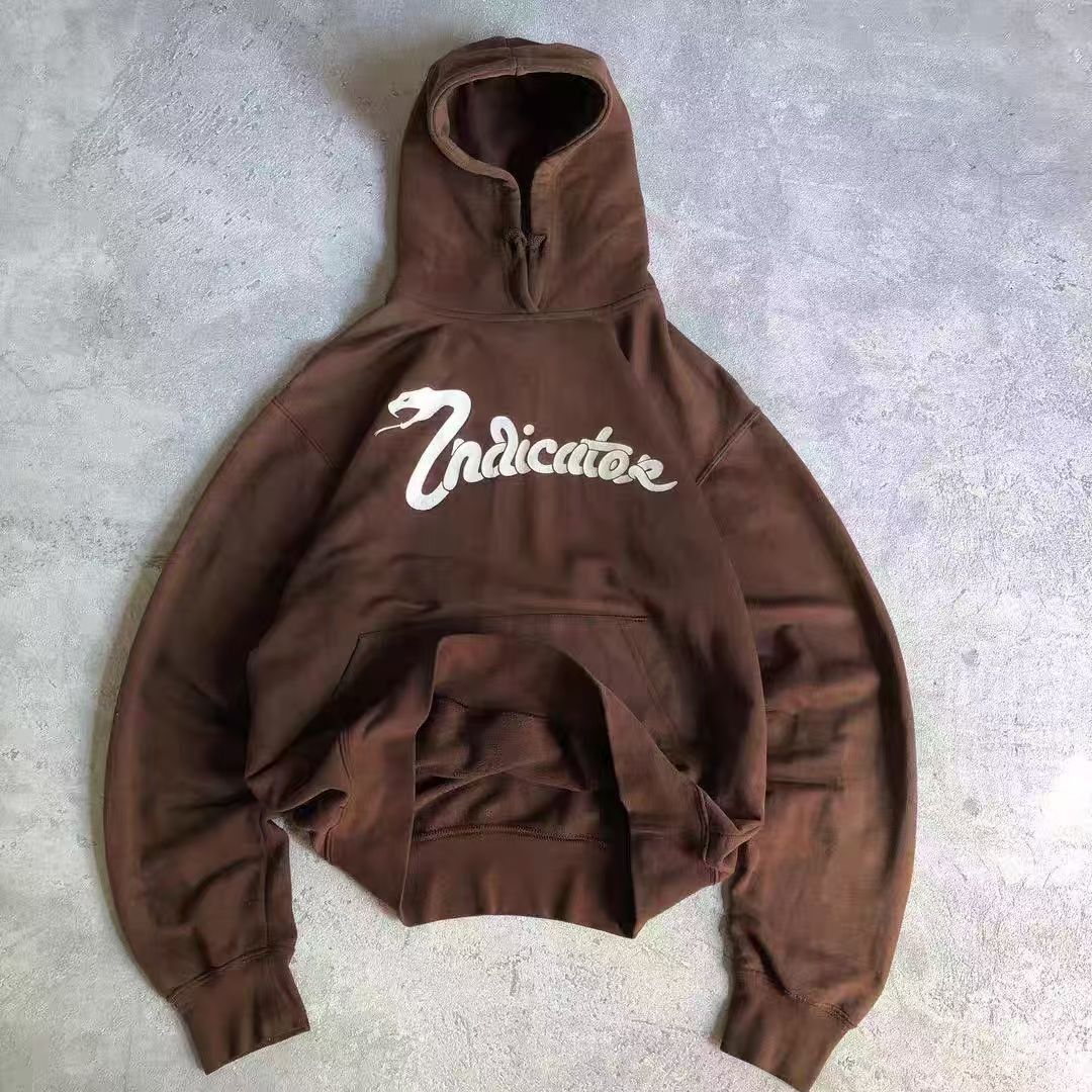 Japanese Brand × Vintage Brown vintage washed snake pattern hoodie Size US L / EU 52-54 / 3 - 2 Thumbnail
