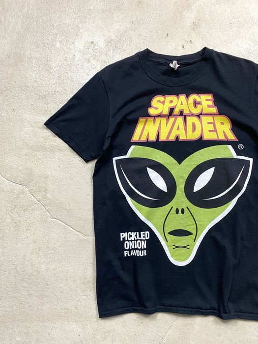 Vintage Vintage Space Invader Alien Workshop Face T Shirt Shortys | Grailed