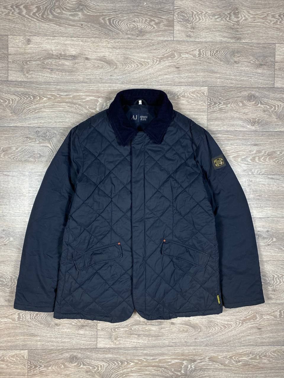 Armani × Giorgio Armani × Vintage Vintage Armani Jeans quilted jacket Size US XL / EU 56 / 4 - 1 Thumbnail