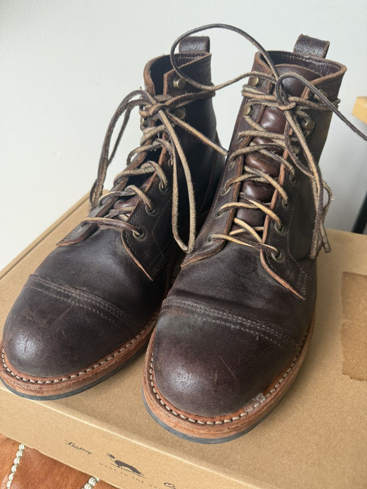Truman Boot Co. Truman boots Java Waxed Flesh size 9.5D 