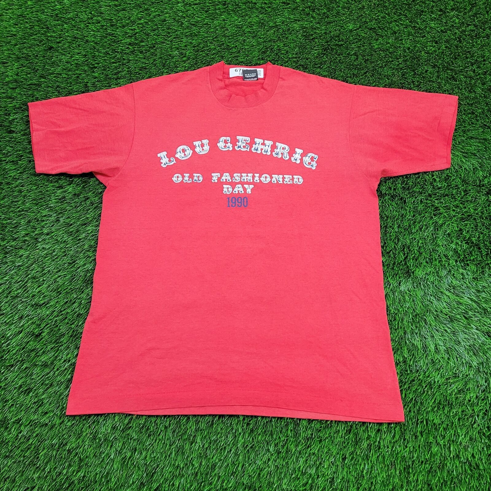 Screen Stars Vintage 90s Screen-Stars Shirt Large 22x28 Red