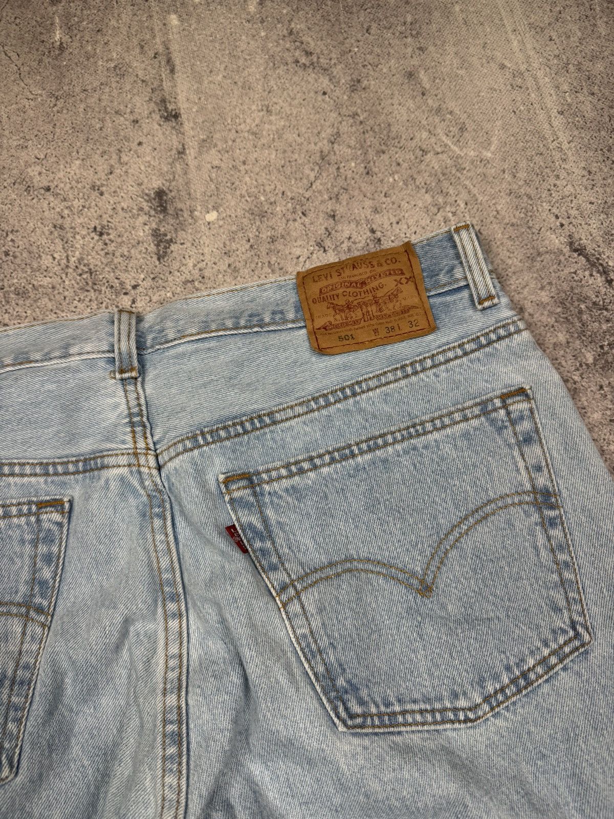 Levi's 90s Rusty Mud Washed Vintage Levis 501 Jeans USA Size US 38 / EU 54 - 3 Thumbnail