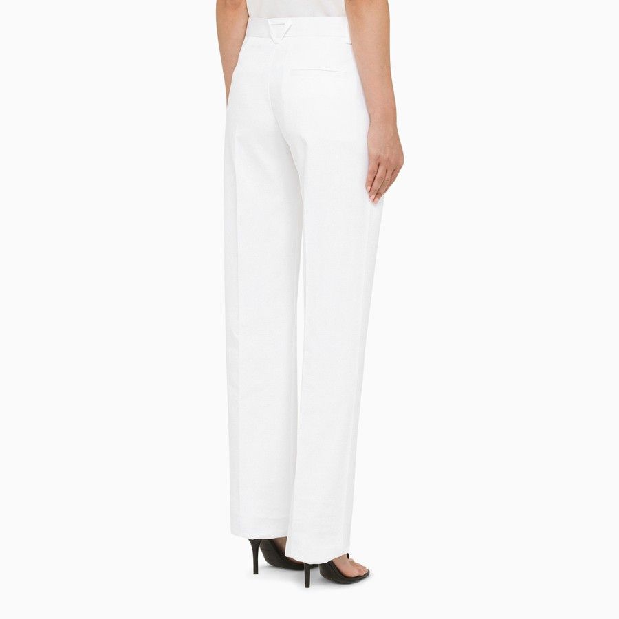 Bottega Veneta o1d2blof0824 Pant in White Size 26" / US 2 / IT 38 - 4 Thumbnail