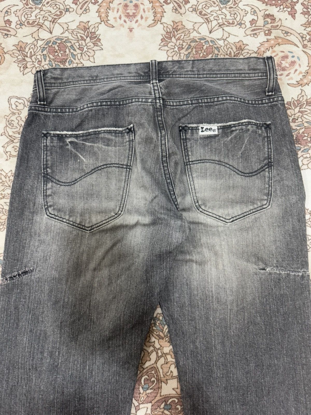 If Six Was Nine × Lee × Vintage Vintage Lee Riders Rare Design Flare Jeans Size US 32 / EU 48 - 10 Thumbnail