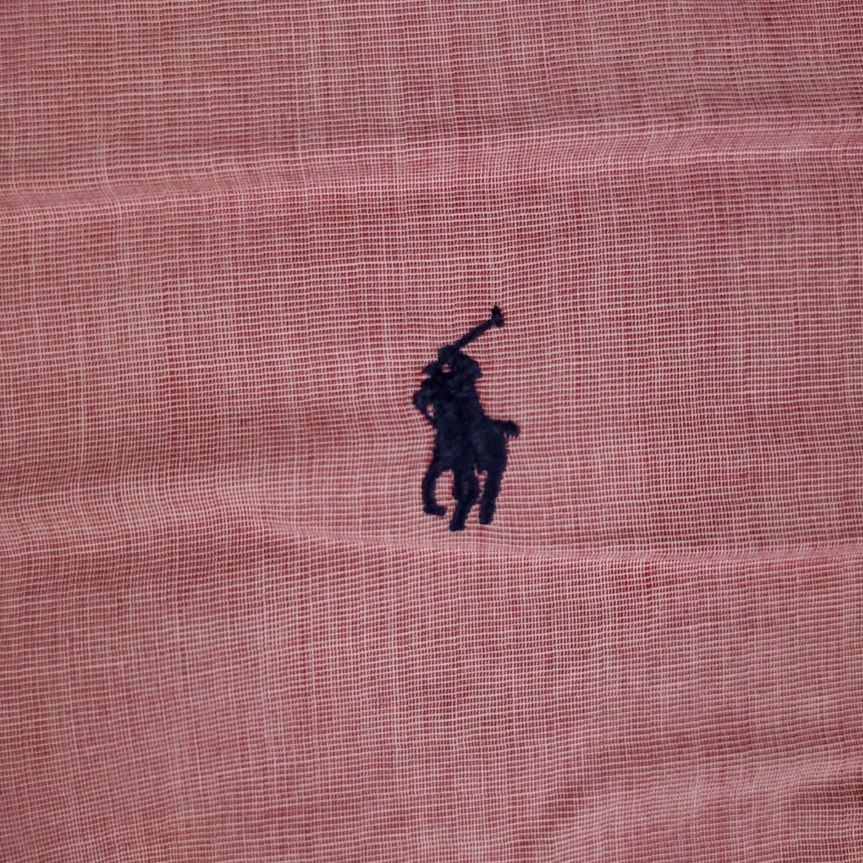 Ralph Lauren Ralph Lauren Shirt Men Size 16 Dress Button-Up Long Sleeve Red Pony Classic Collar Nonsmoke Non-Iron Pockets (Men) Size 42R - 2 Thumbnail