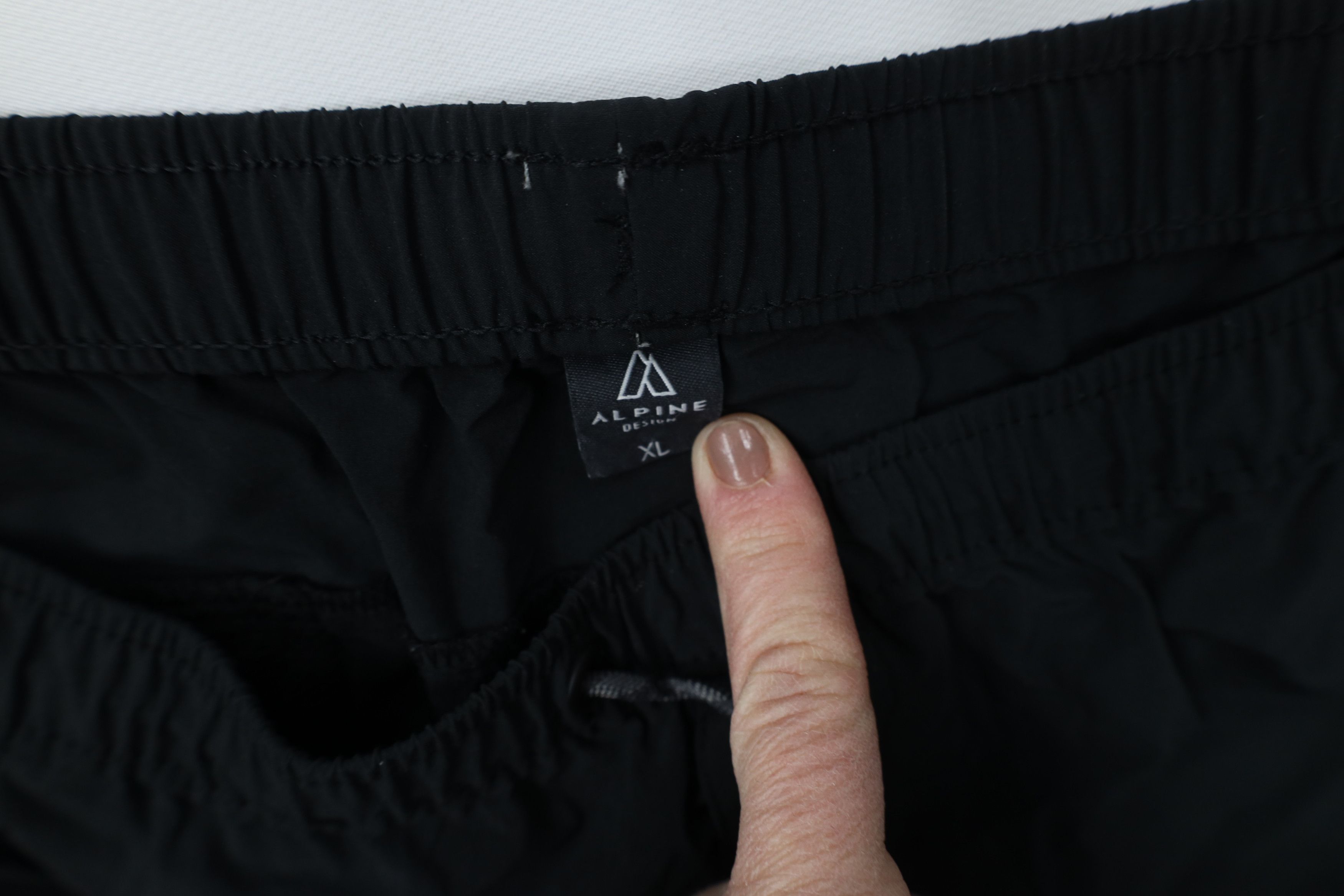 Vintage Alpine Design Hiking Trekking Running Jogging Pants Black Size US 38 / EU 54 - 8 Thumbnail