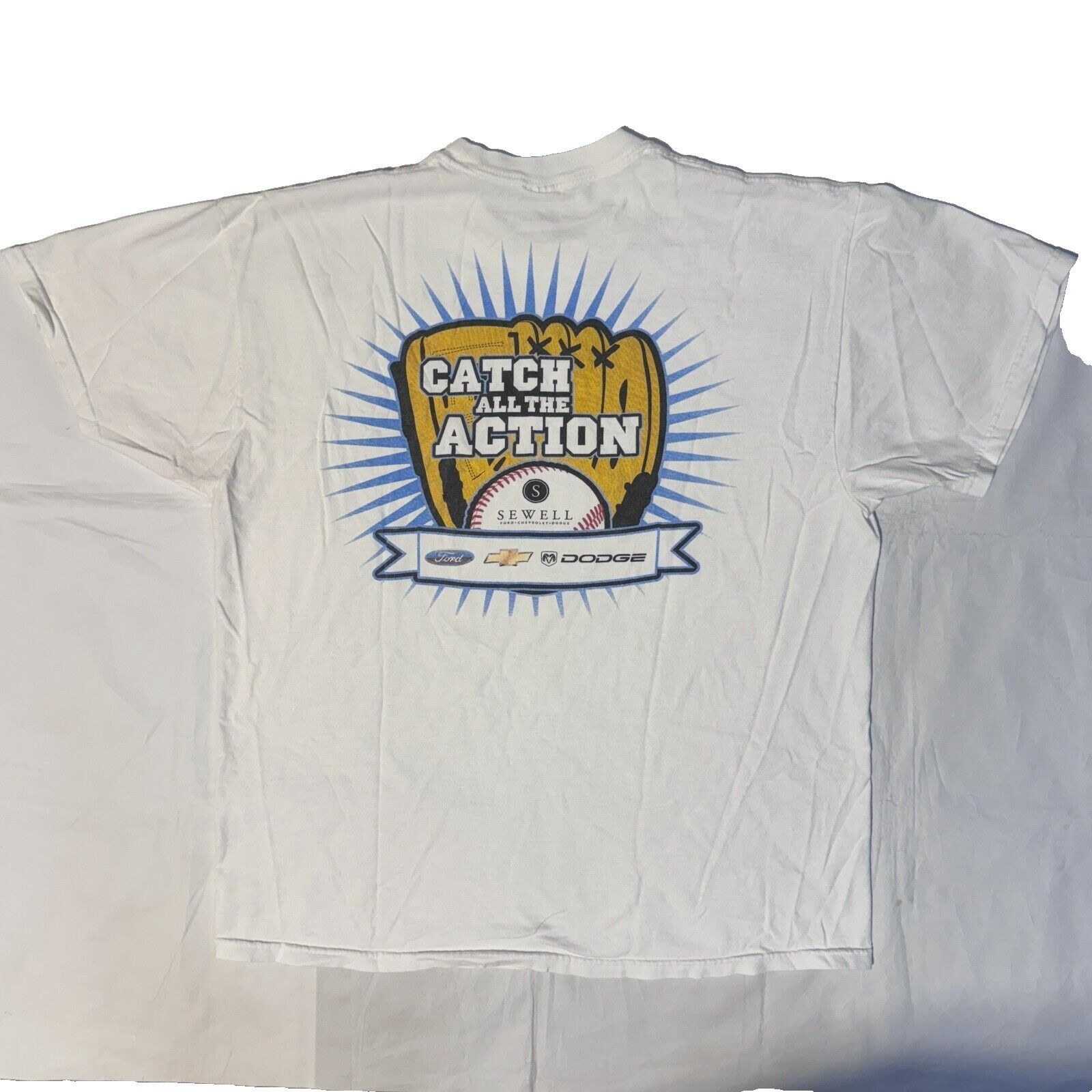 Jerzees The Midland RockHounds Minor League Baseball Team White Y2K Size US XL / EU 56 / 4 - 6 Thumbnail