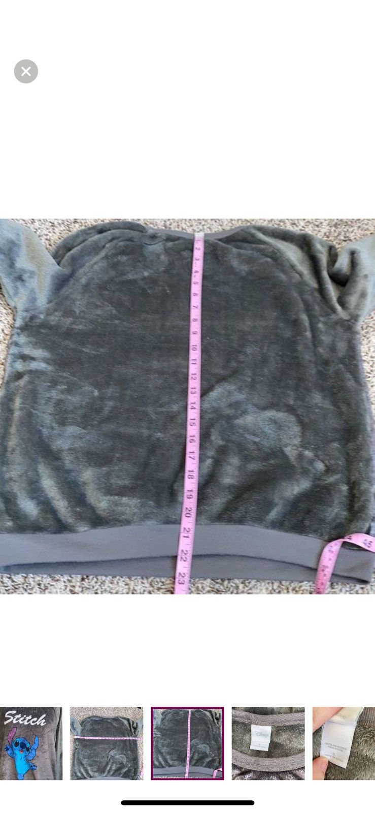 Disney Disney stitch large plush crewneck sweatshirt Size L / US 10 / IT 46 - 2 Thumbnail