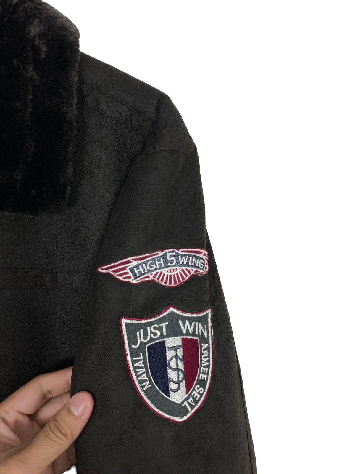 Japanese Brand Rare‼️ Shearling Jacket Just Win Size US M / EU 48-50 / 2 - 6 Thumbnail