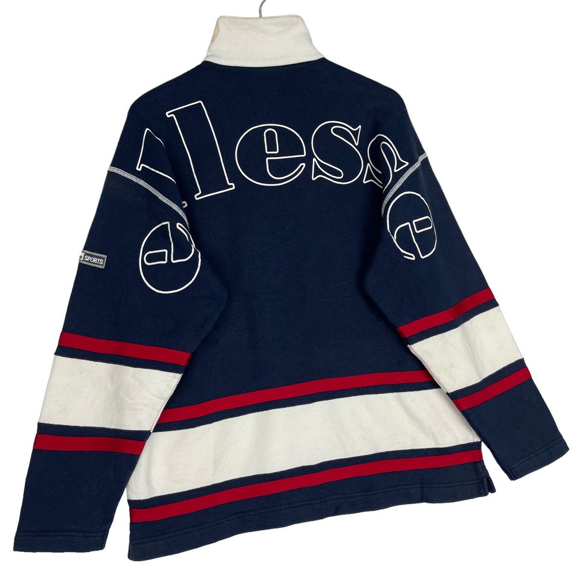 Ellesse × Vintage Vintage Ellesse Quater Zip With Collar Sweatshirt Size L Size US L / EU 52-54 / 3 - 2 Thumbnail